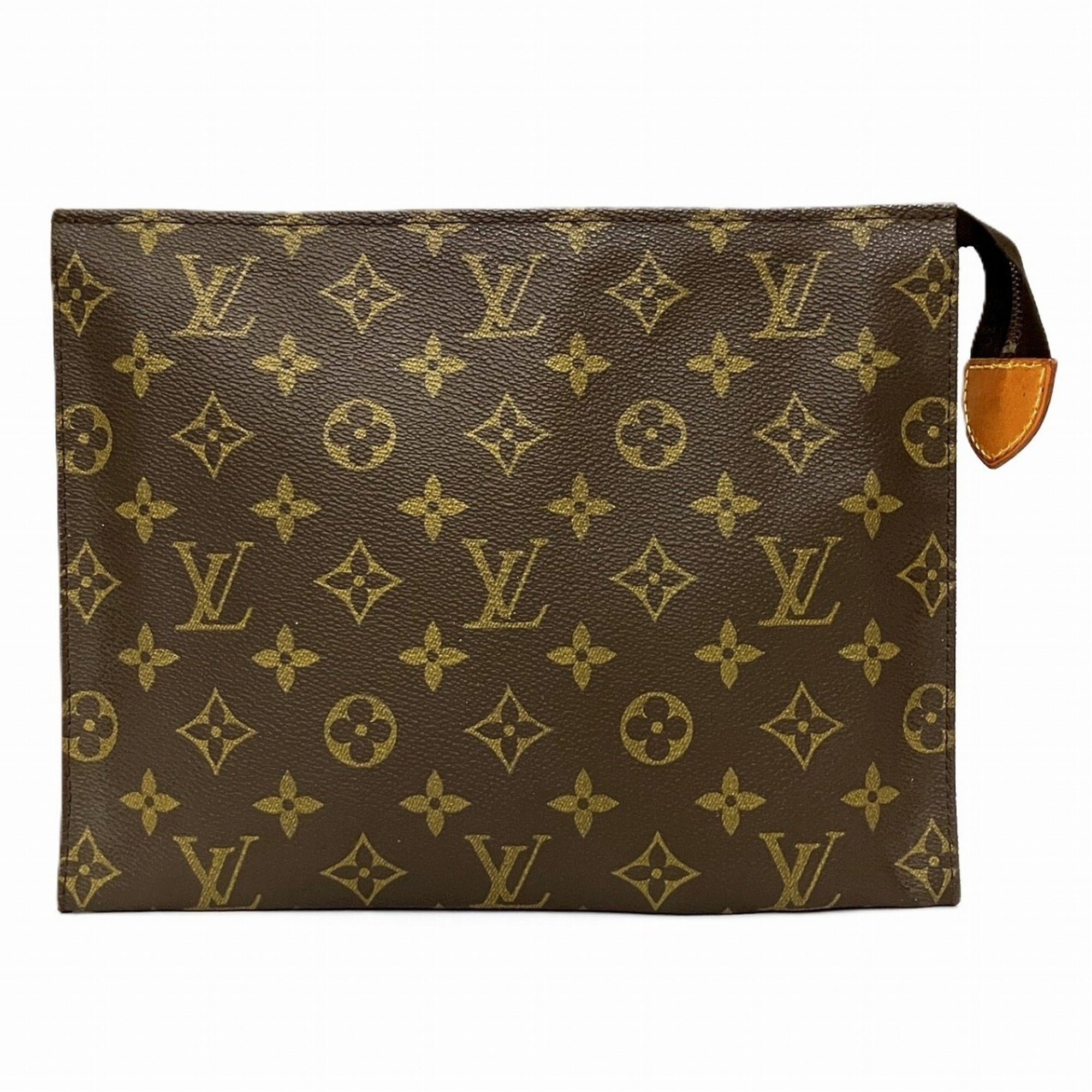 Louis Vuitton Monogram Brown Monogram Clutch Bag (Pre-Owned)