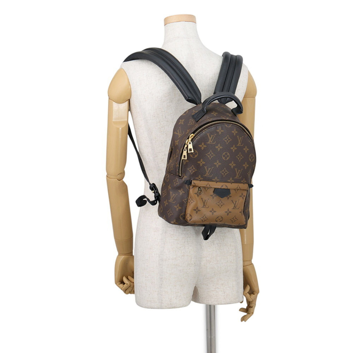 Louis Vuitton Noir Monogram Reverse Monogram Backpack (Pre-Owned)
