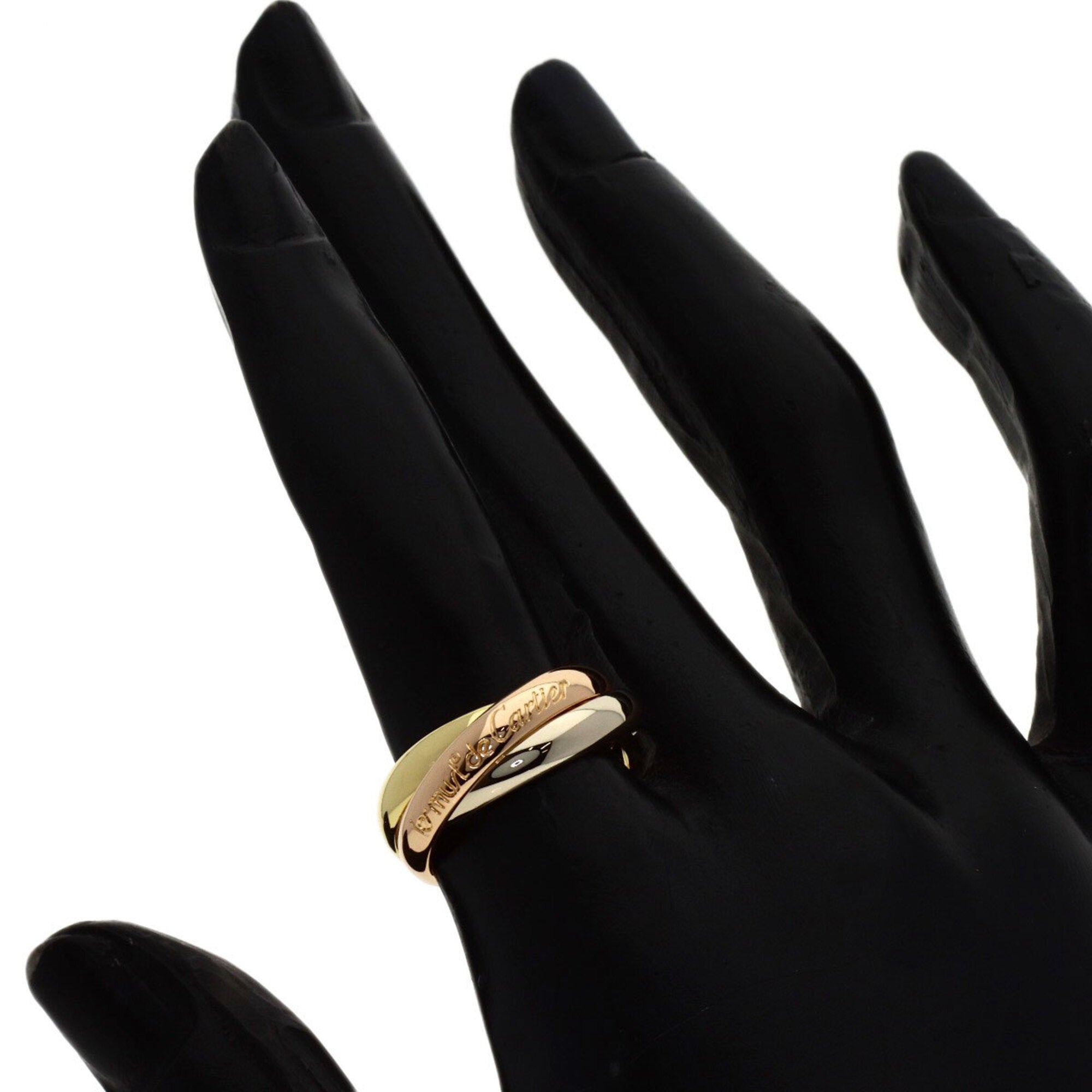Cartier Yellow Gold (18K) Pink Gold (18K) White Gold (18K) Band Ring (Pre-Owned)