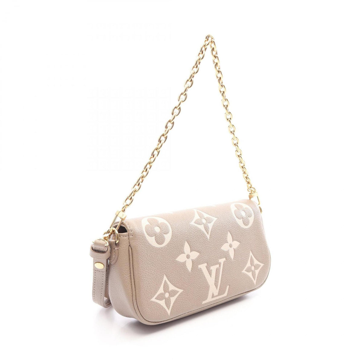 Louis Vuitton Beige Leather Handbag (Pre-Owned)