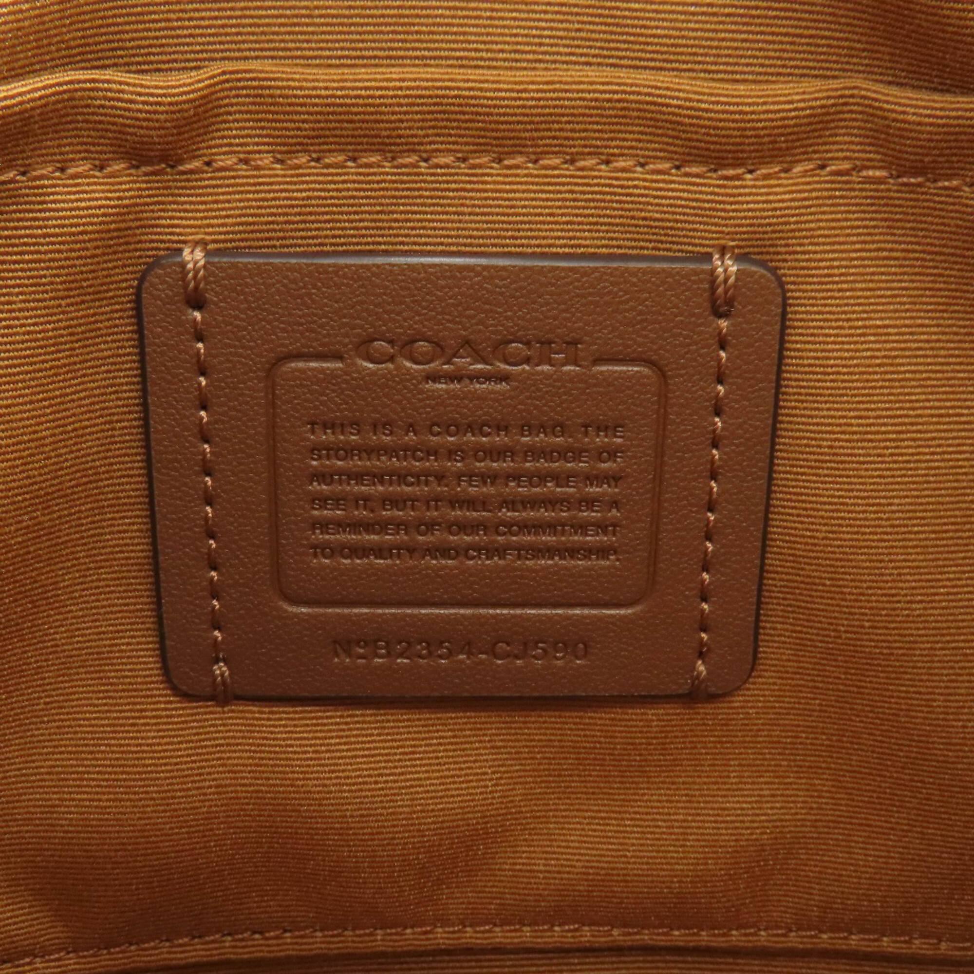Coach Yellow Leather Handbag (Pre-Owned)