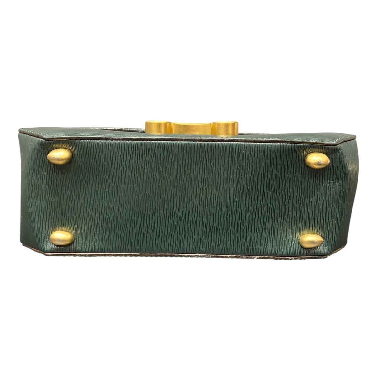 Celine Green Khaki Leather Handbag (Pre-Owned)