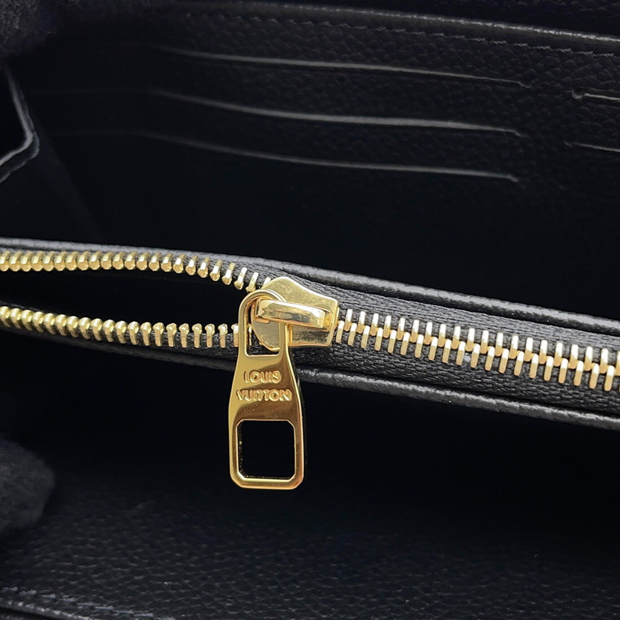 Louis Vuitton Monogram Empreinte Black Noir Monogram Empreinte Long Wallet (Bi-Fold) (Pre-Owned)