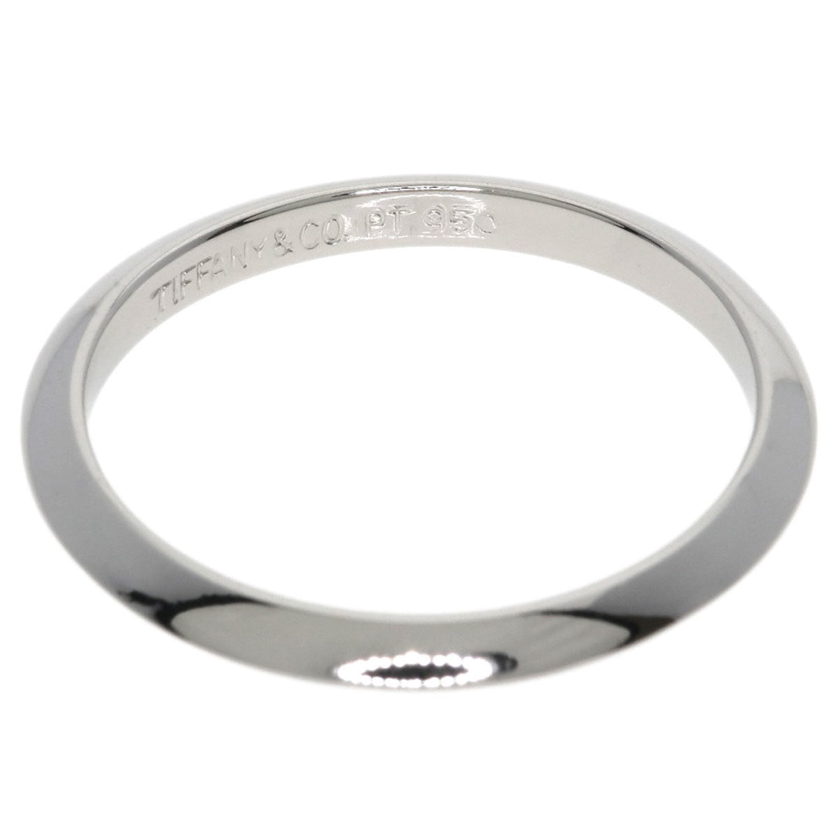 Tiffany Platinum 950 Band Ring (Pre-Owned)