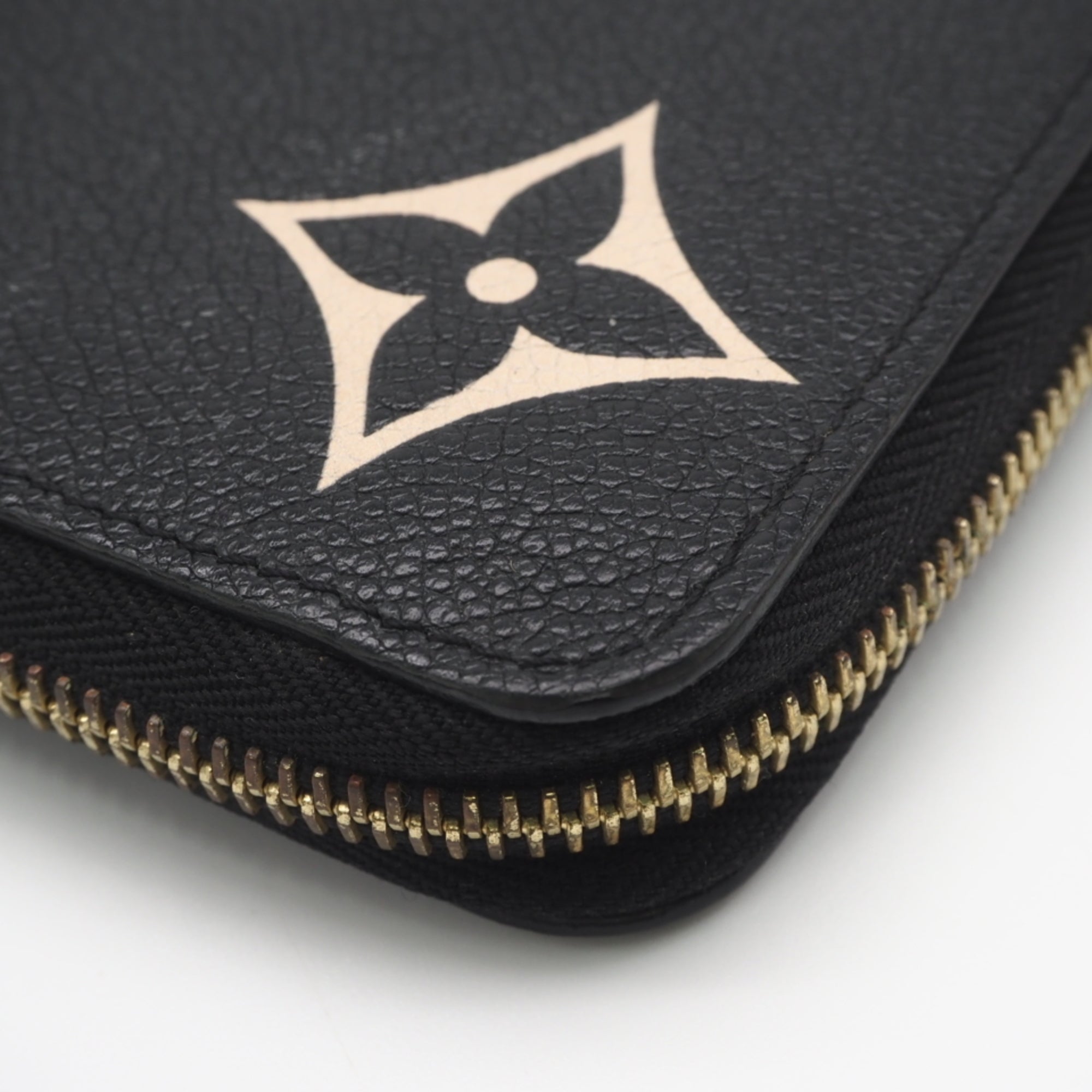 Louis Vuitton Bicolor Black Galle Monogram Monogram Empreinte Long Wallet (Bi-Fold) (Pre-Owned)