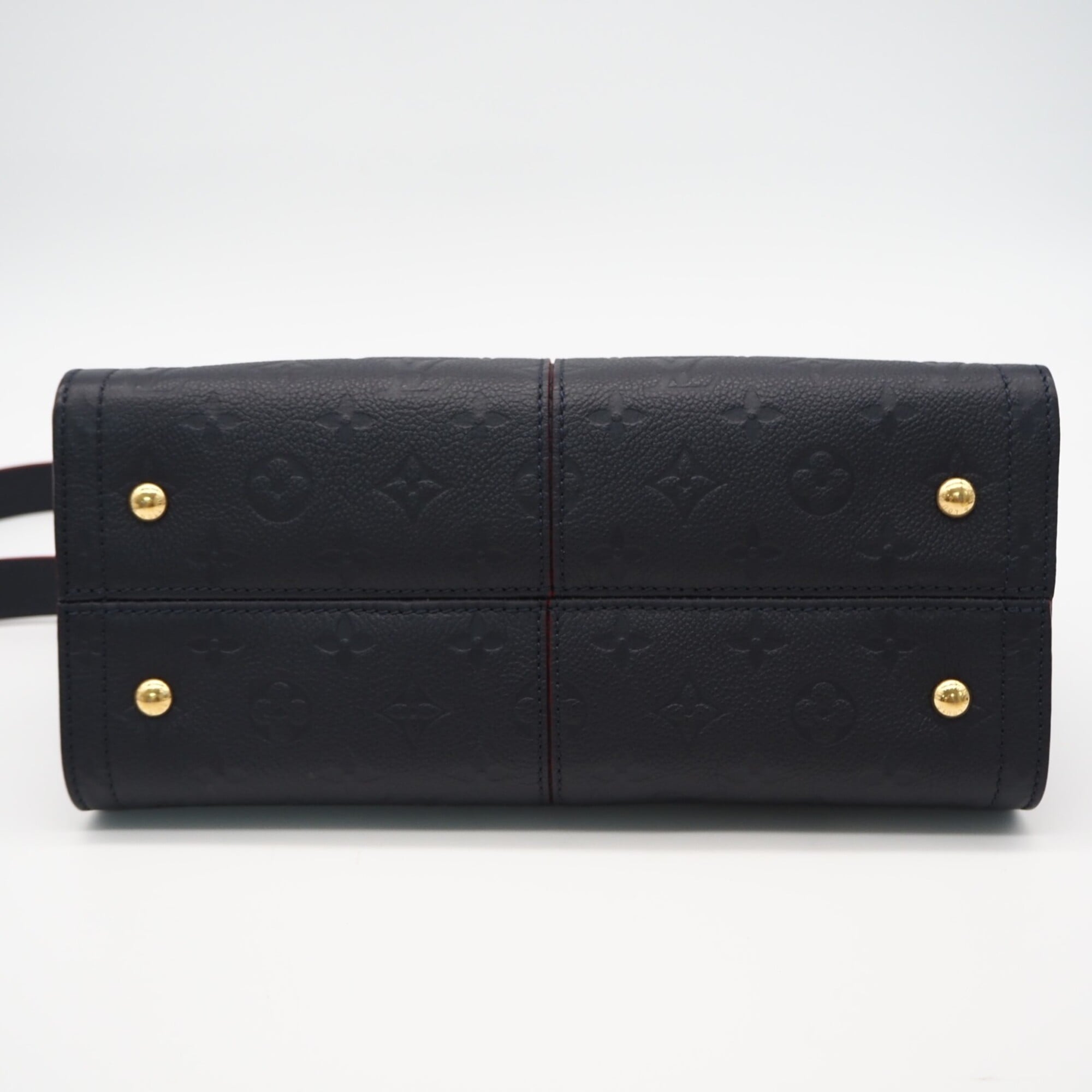 Louis Vuitton Monogram Empreinte Marine Rouge Monogram Navy Red Color Monogram Empreinte Handbag (Pre-Owned)