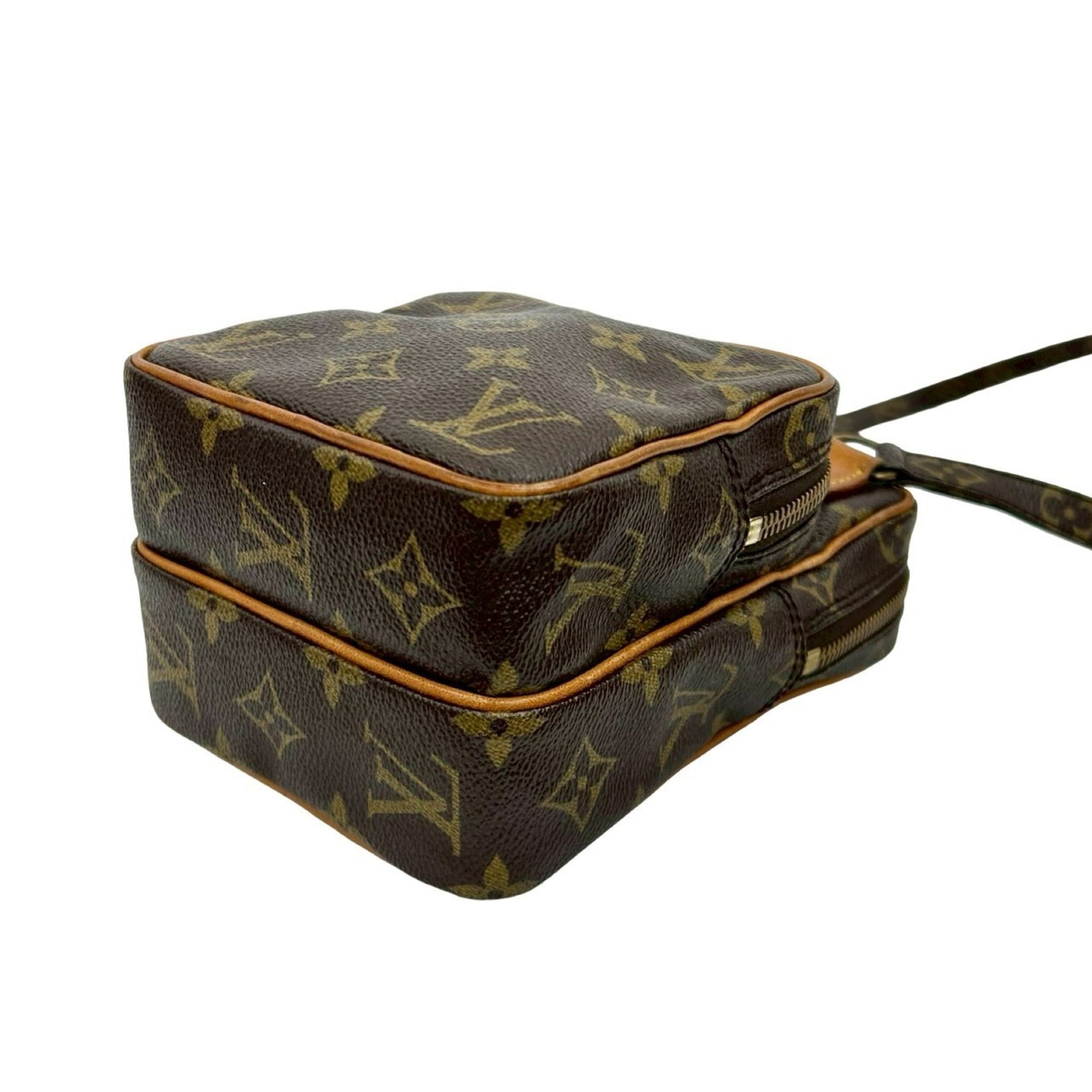Louis Vuitton Brown Leather Pvc Pochette Shoulder Bag (Pre-Owned)