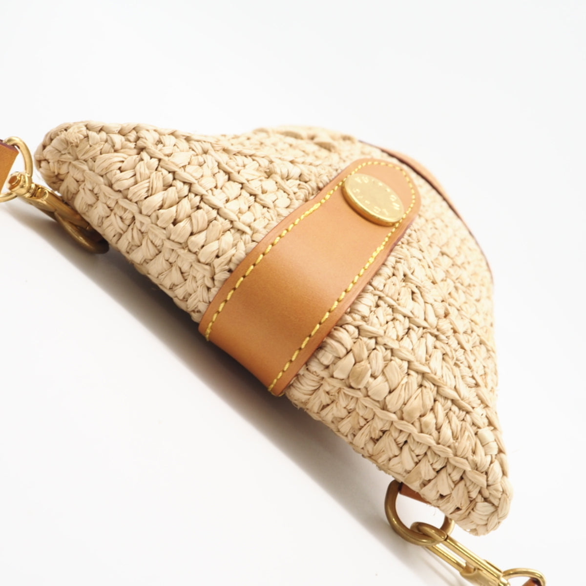 Louis Vuitton Beige Brown Natural Leather Shoulder Bag (Pre-Owned)