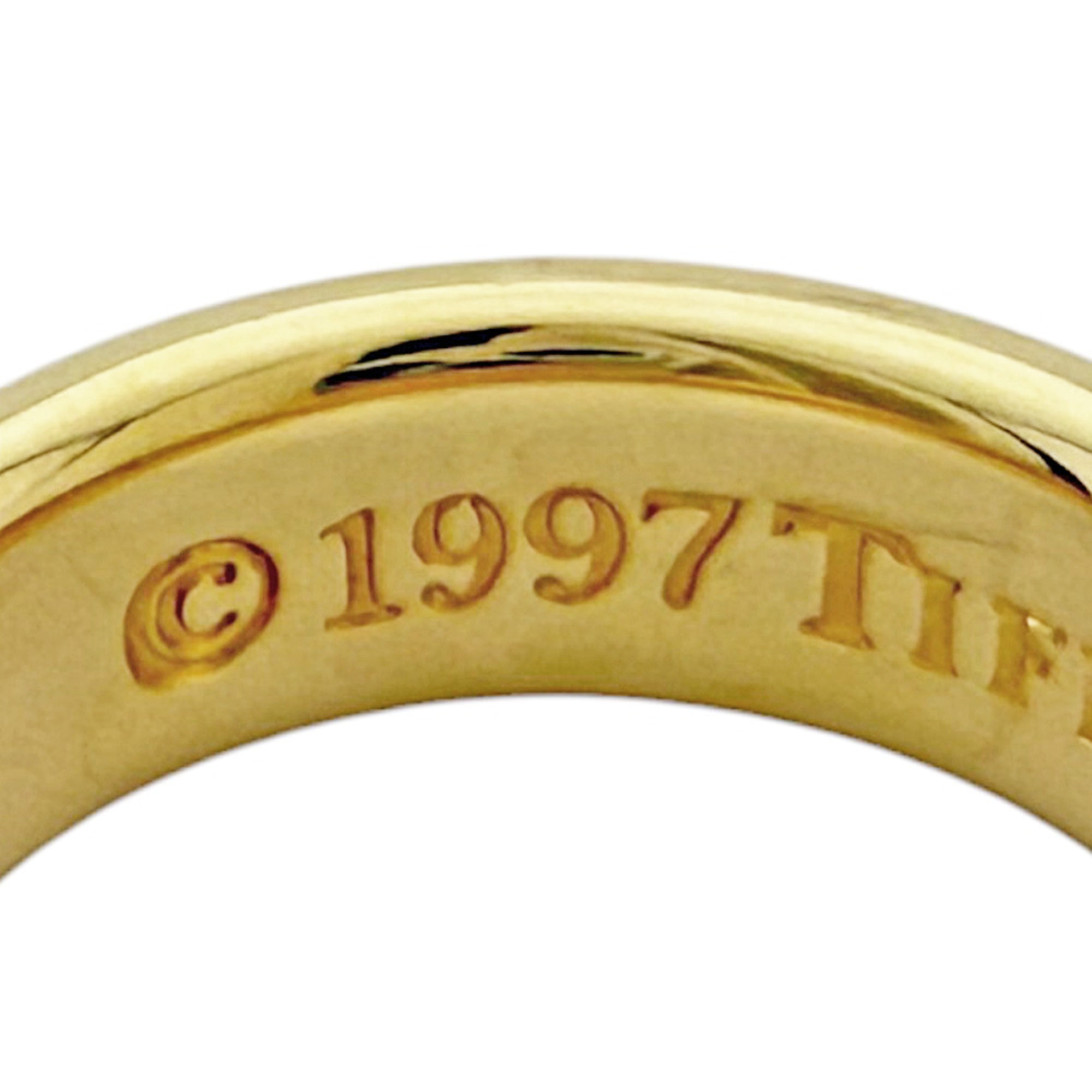 Tiffany Gold Yellow Gold (18K) Band Ring (Pre-Owned)