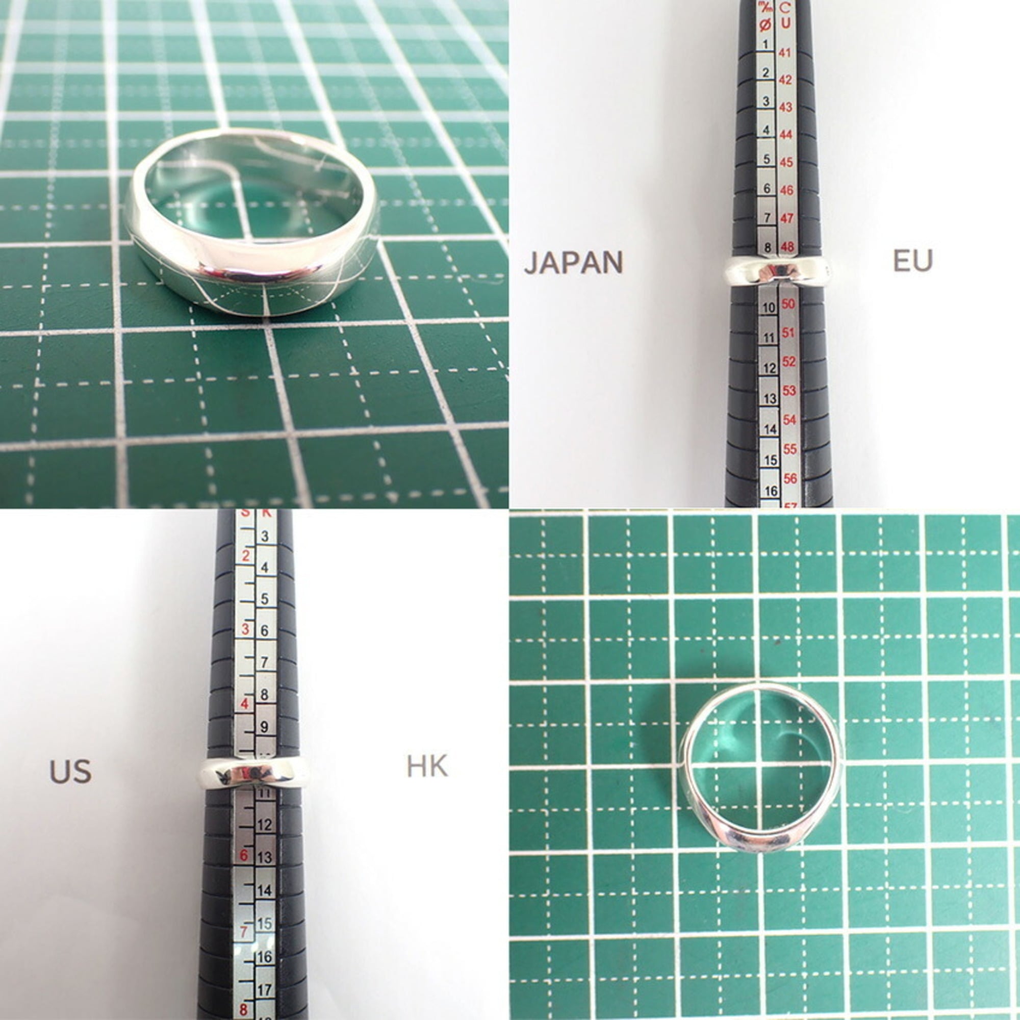 Tiffany Sterling Silver 925 Band Ring (Pre-Owned)