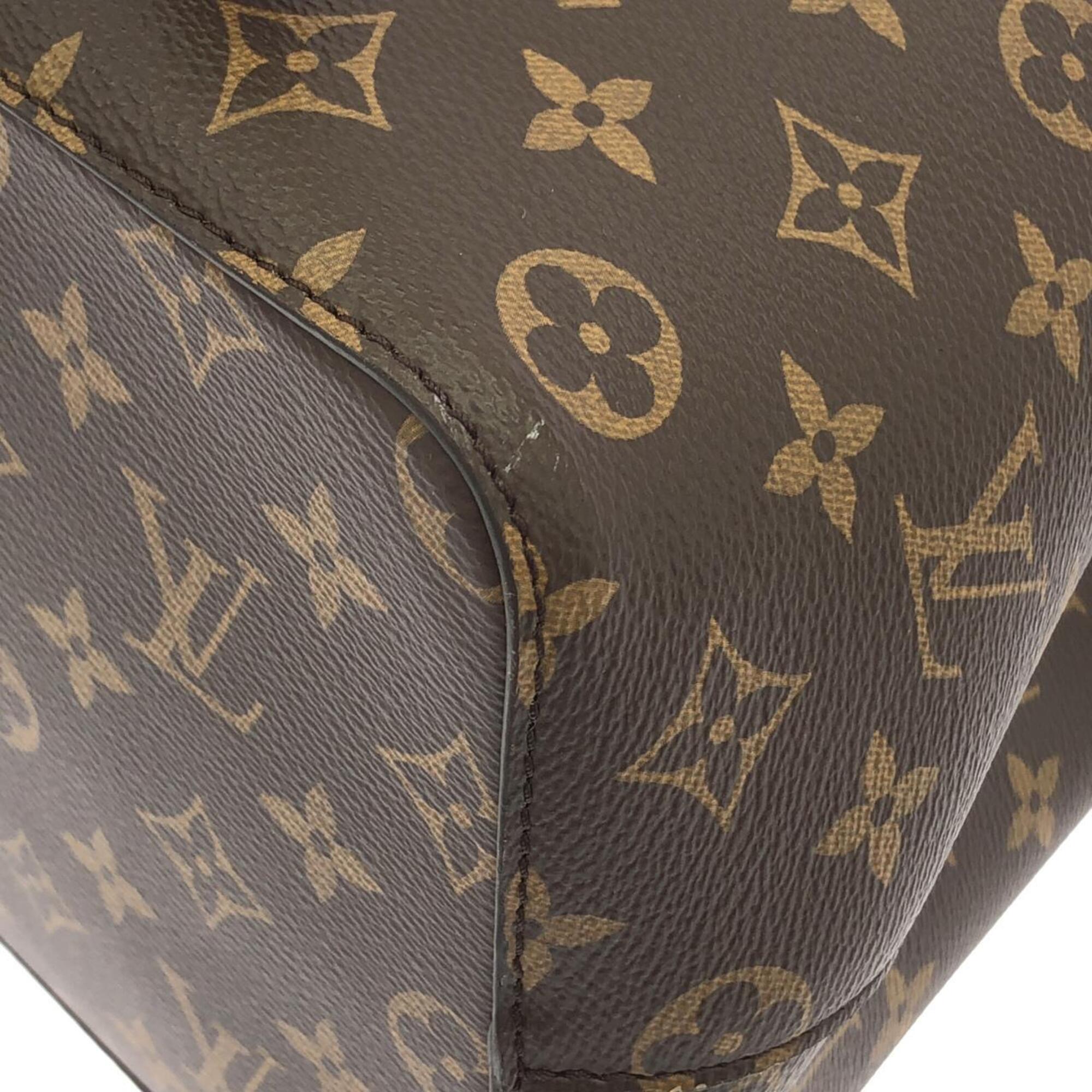 Louis Vuitton Coquelicots Marron Coated Canvas Shoulder Bag (Pre-Owned)