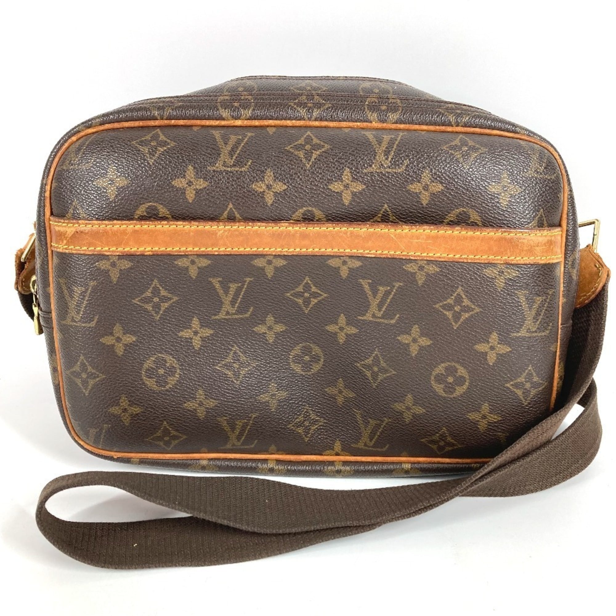 Louis Vuitton Brown Monogram Shoulder Bag (Pre-Owned)