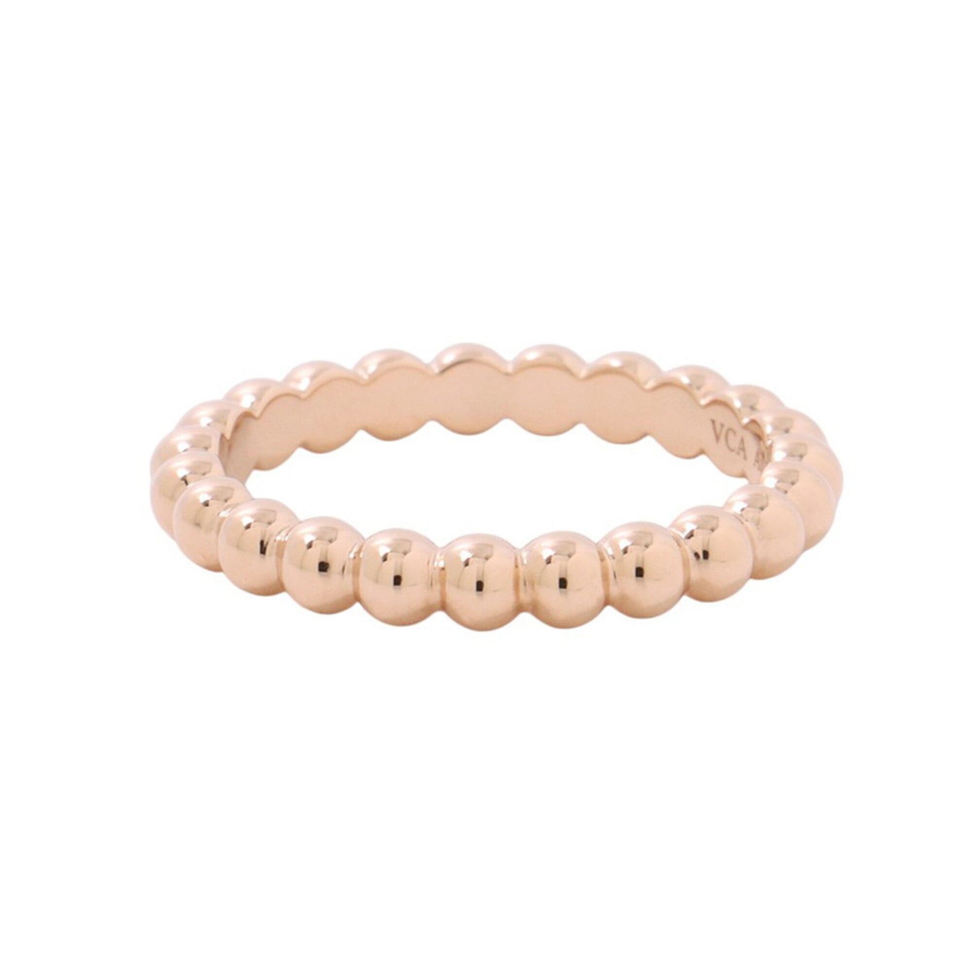 Van Cleef & Arpels Pink Gold (18K) Band Ring (Pre-Owned)