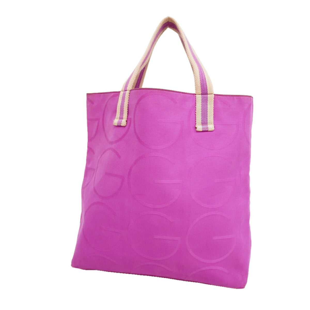 Gucci Pink Canvas Tote Bag (Pre-Owned)