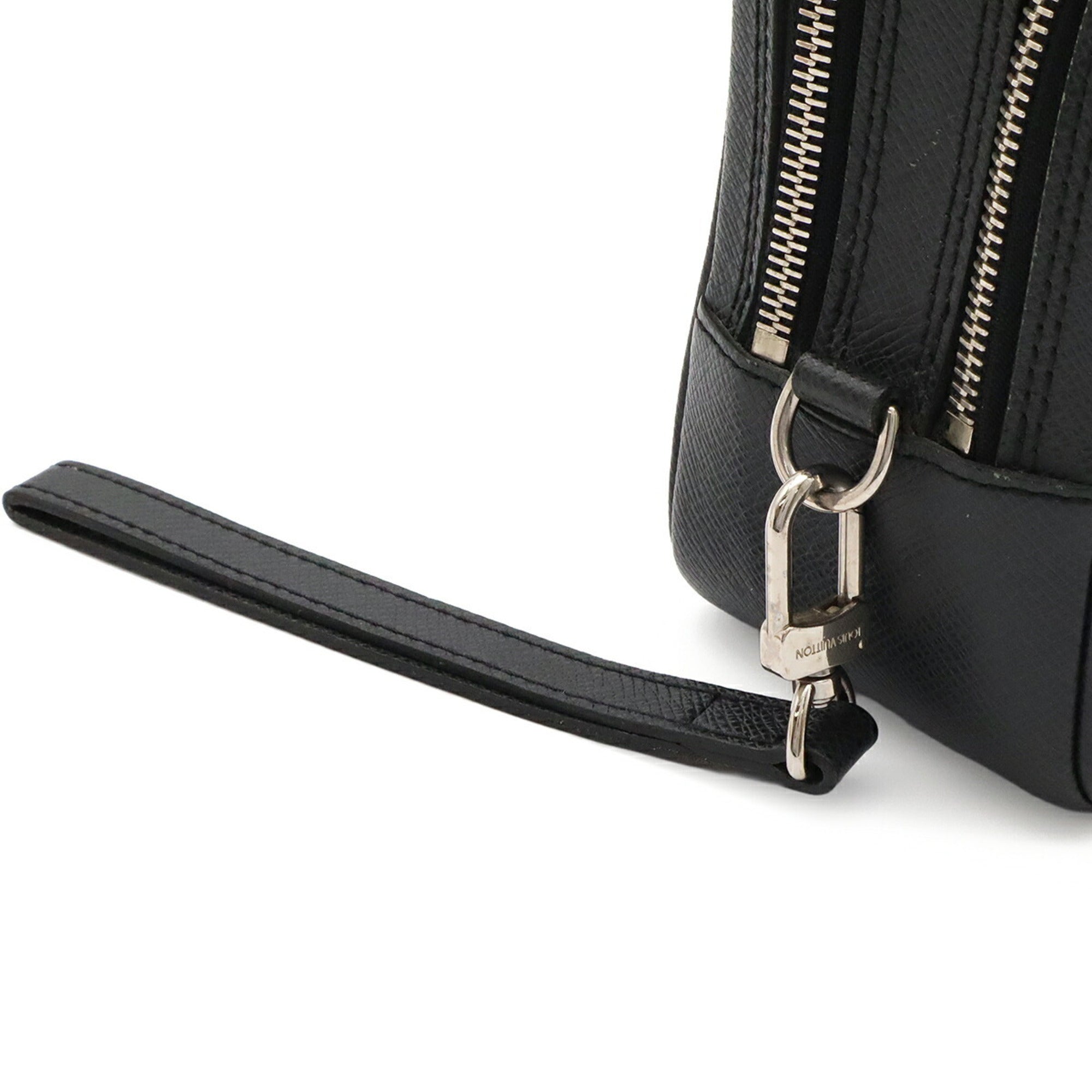 Louis Vuitton Taiga Ardoise Taiga Leather Clutch Bag (Pre-Owned)