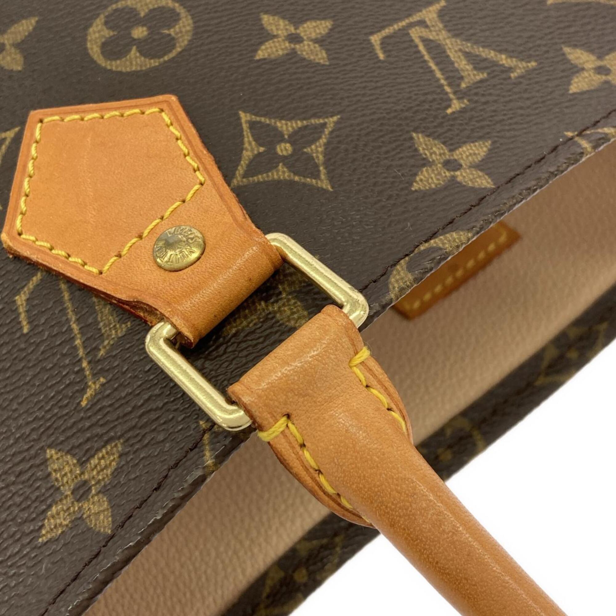 Louis Vuitton Marron Coated Canvas Handbag (Pre-Owned)
