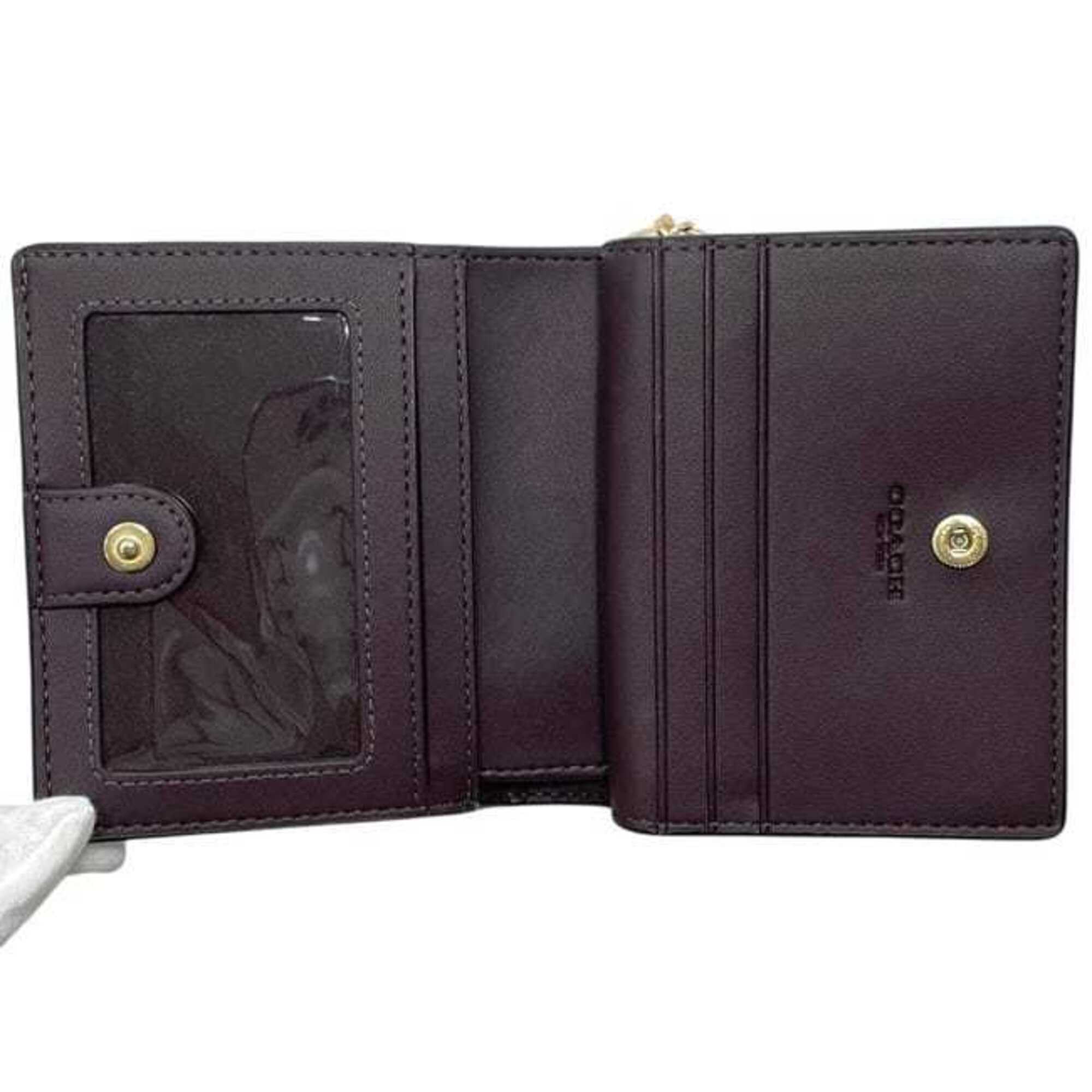 Coach Black Leather Wallet (Bi-Fold) (Pre-Owned)