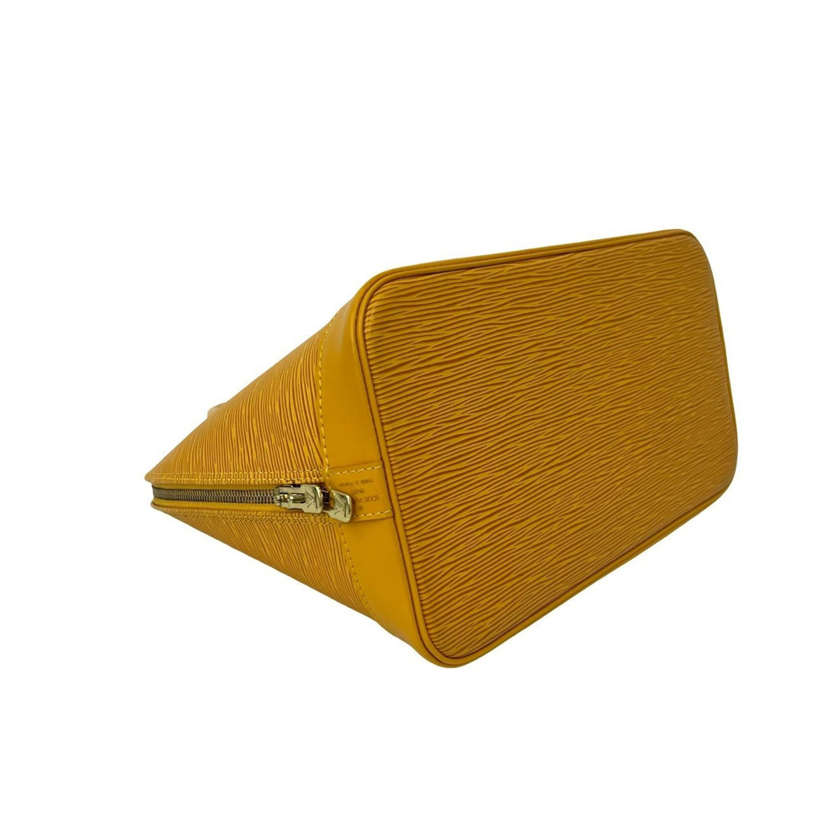 Louis Vuitton Yellow Leather Boston Bag Handbag (Pre-Owned)