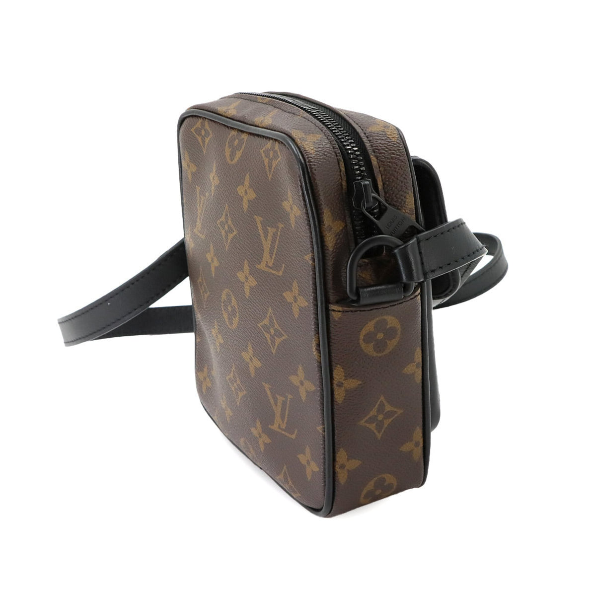Louis Vuitton Monogram Macassar Canvas Leather Handbag Shoulder Bag (Pre-Owned)