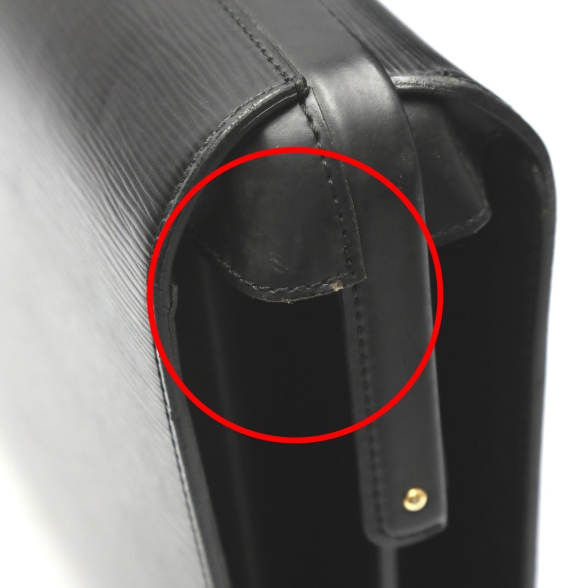 Louis Vuitton Epi Black Epi Leather Briefcase (Pre-Owned)