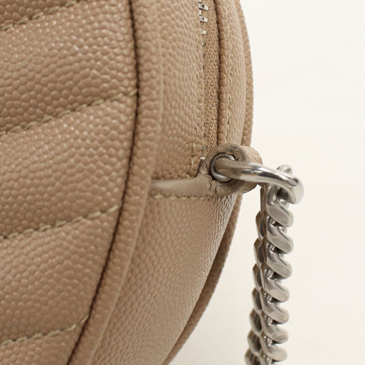 Saint Laurent Beige Leather Shoulder Bag (Pre-Owned)