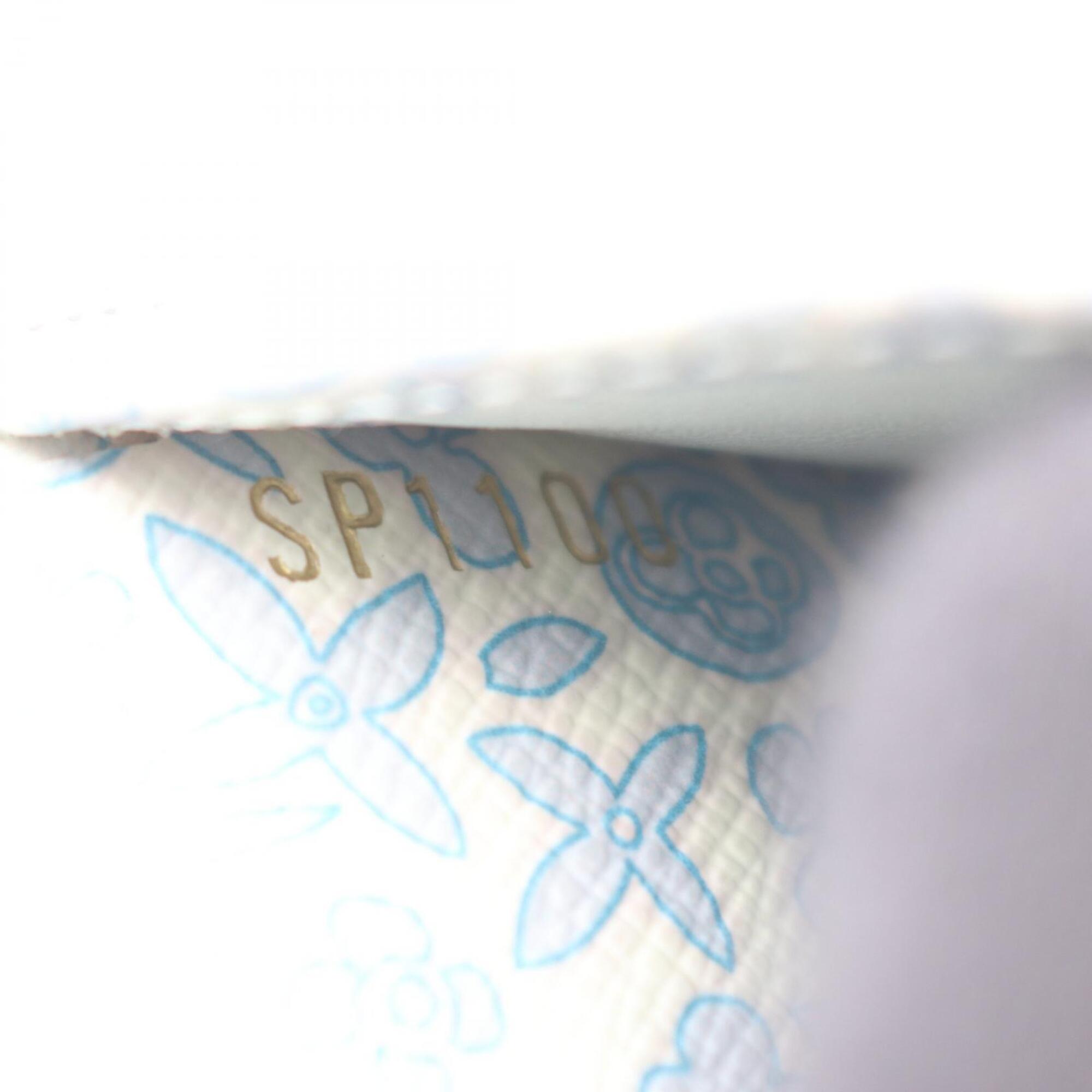 Louis Vuitton Blue Brown White Monogram (Pre-Owned)
