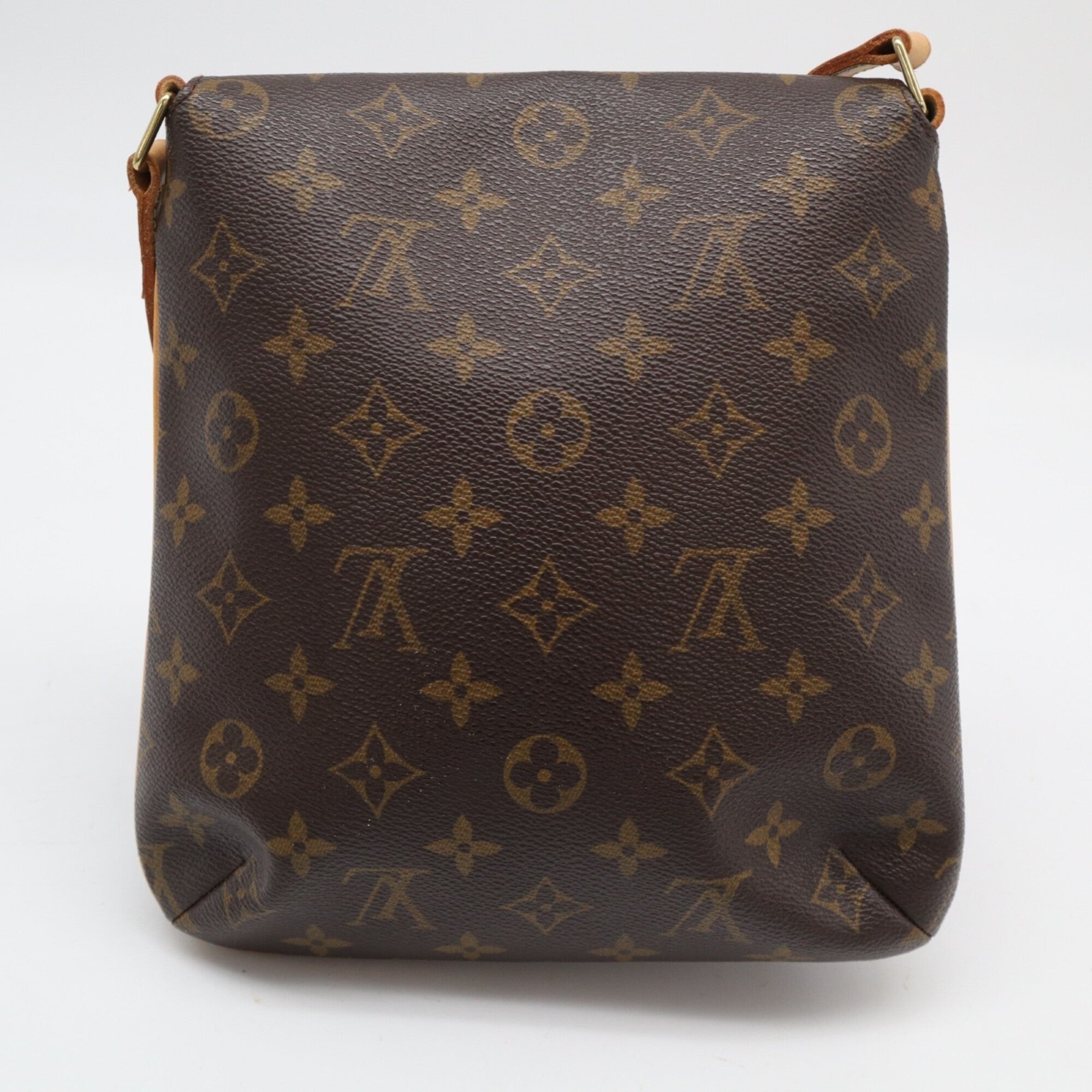 Louis Vuitton Monogram Brown Coated Canvas Leather Shoulder Bag (Pre-Owned)