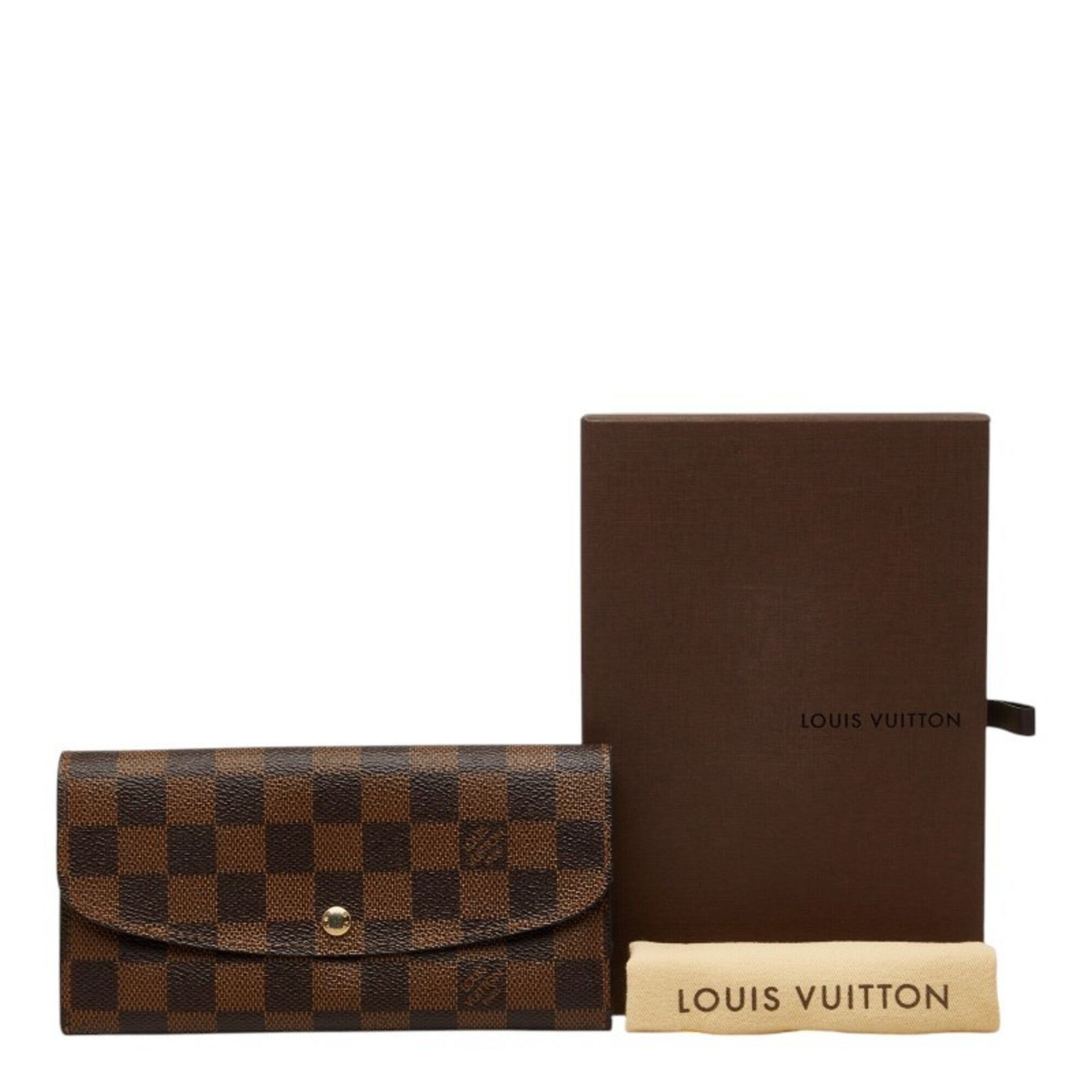 Louis Vuitton Brown Damier Canvas Pvc Coin Purse/Coin Case (Pre-Owned)