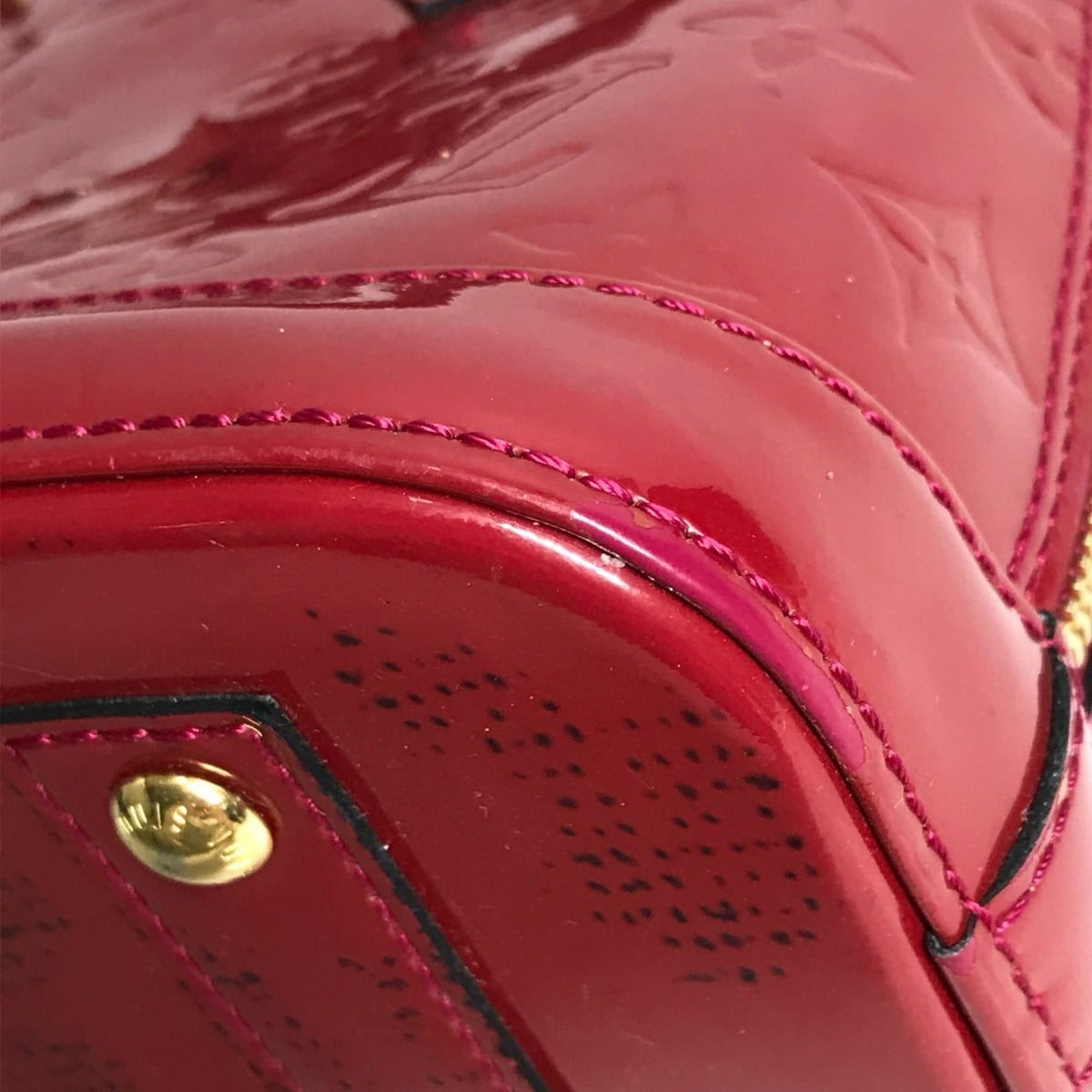 Louis Vuitton Monogram Vernis Indian Rose Monogram Vernis Handbag Shoulder Bag (Pre-Owned)