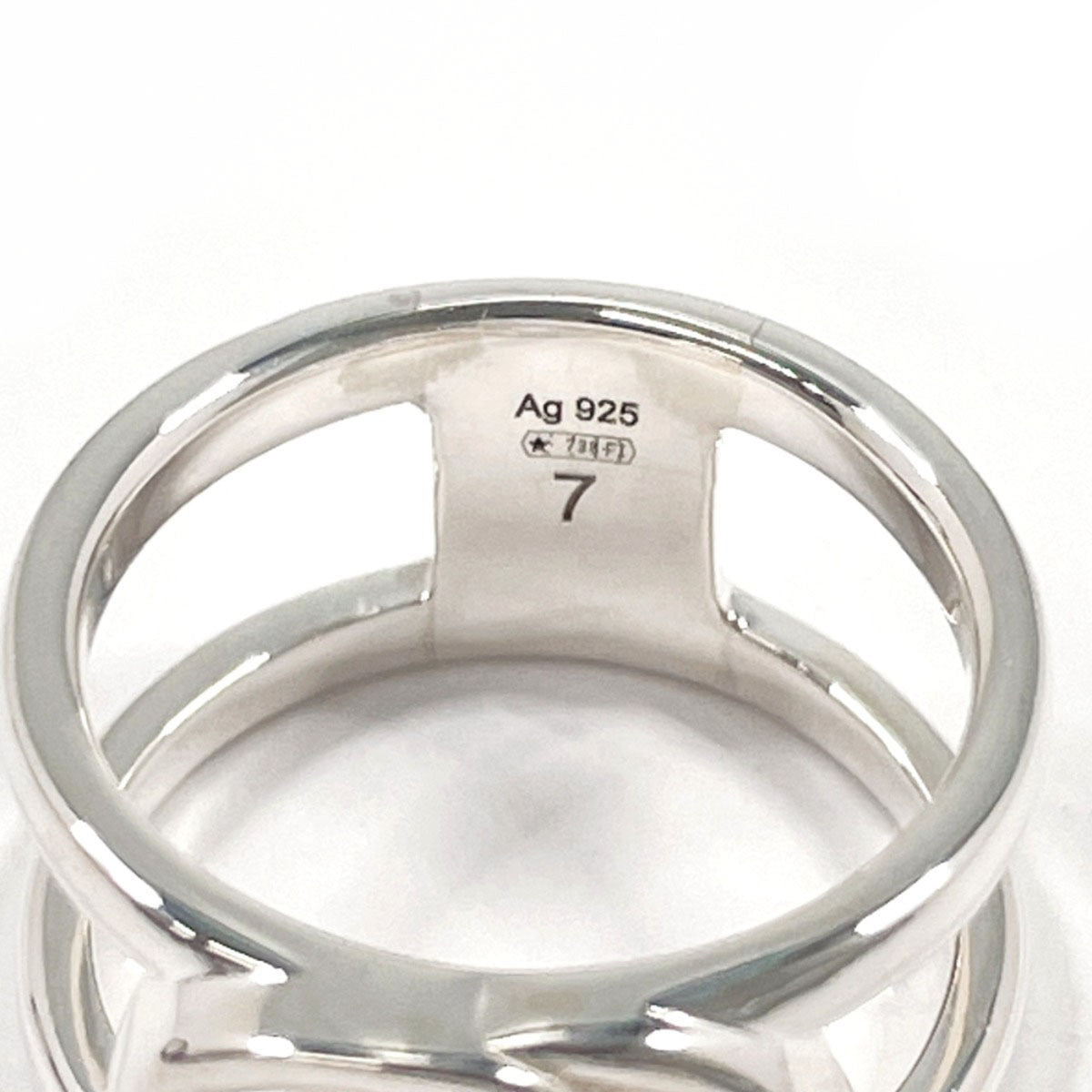 Gucci Silver Silver 925 Band Ring (Pre-Owned)