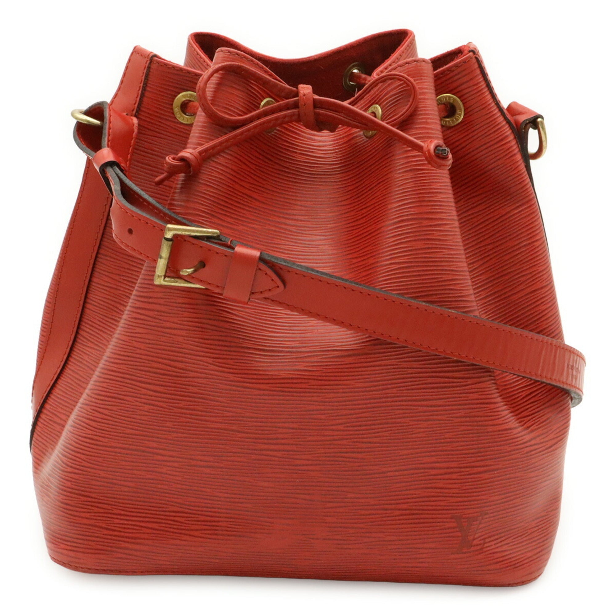 Louis Vuitton Castilian Red Red Color Epi Leather Shoulder Bag (Pre-Owned)