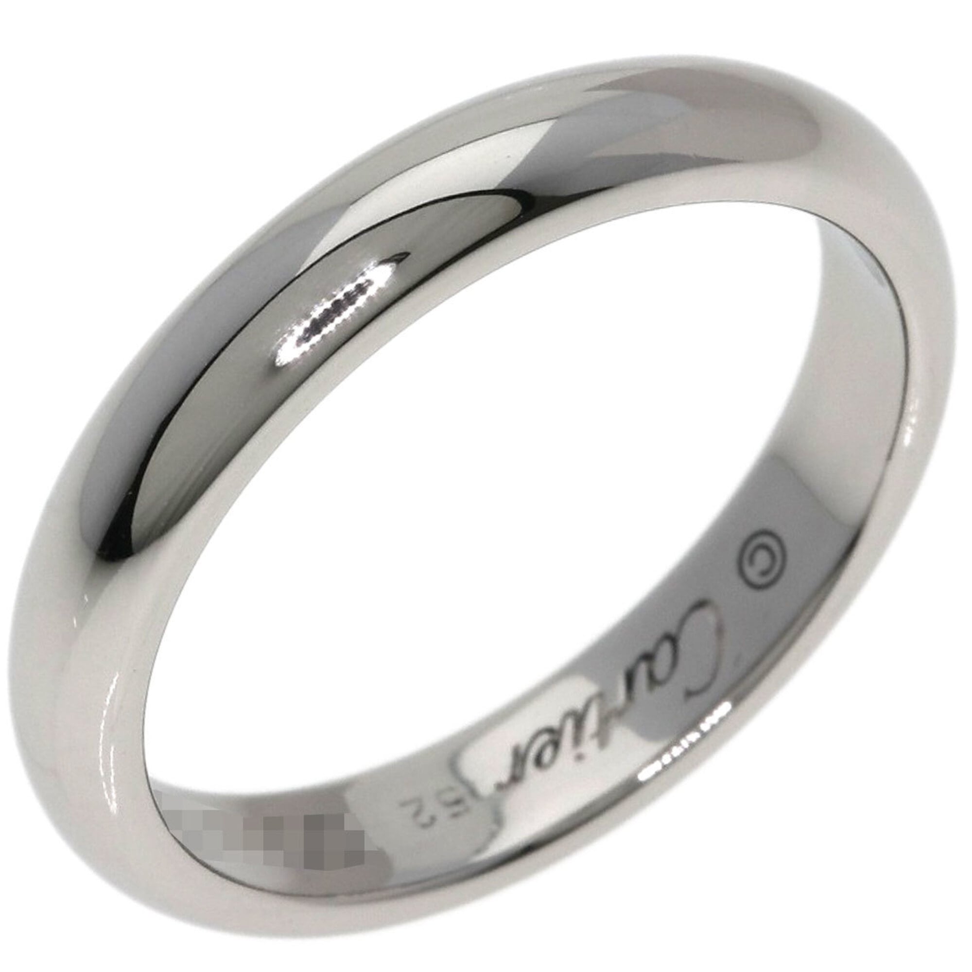 Cartier Platinum 950 Band Ring (Pre-Owned)