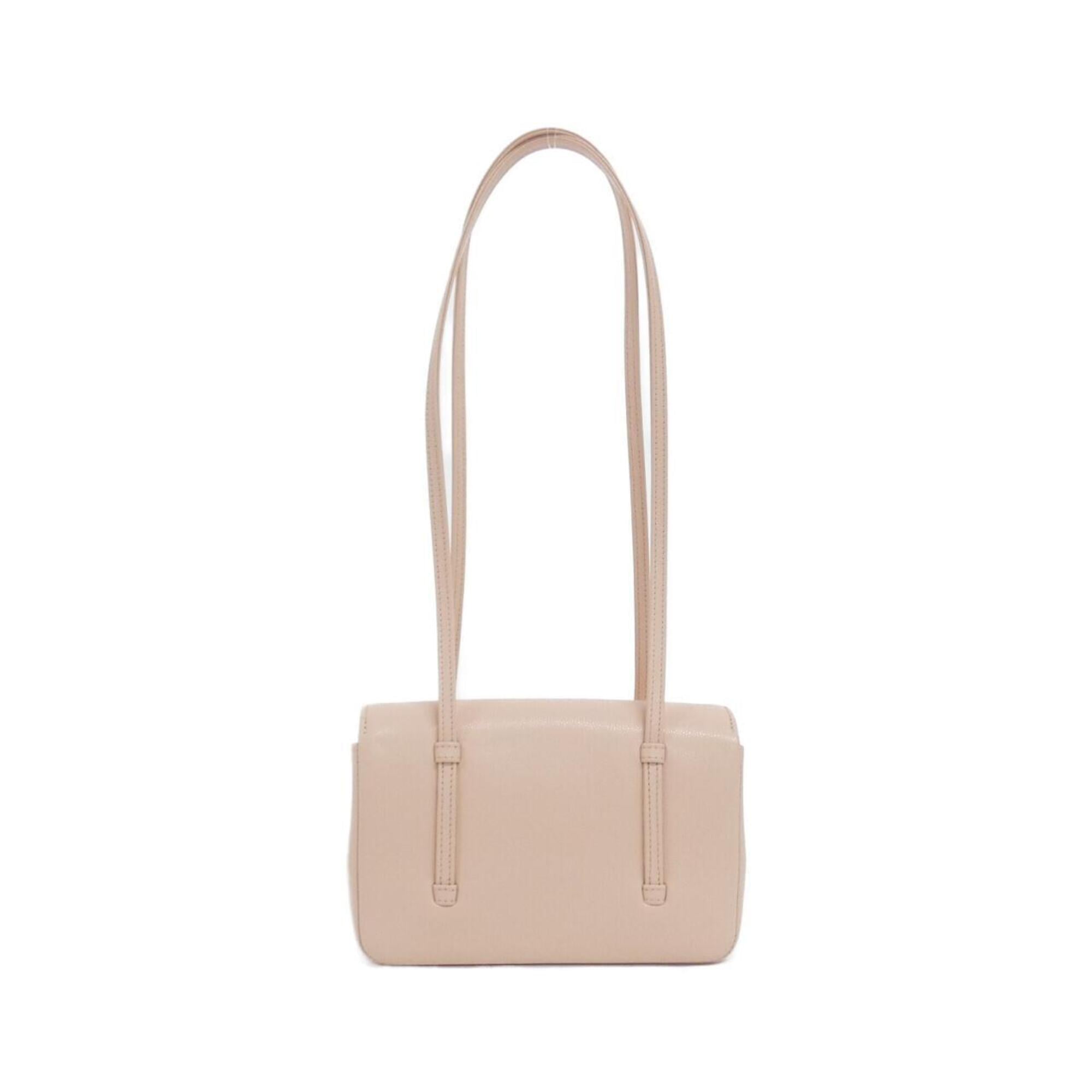 Chanel Pink Grained Calfskin Shoulder Bag (Pre-Owned)