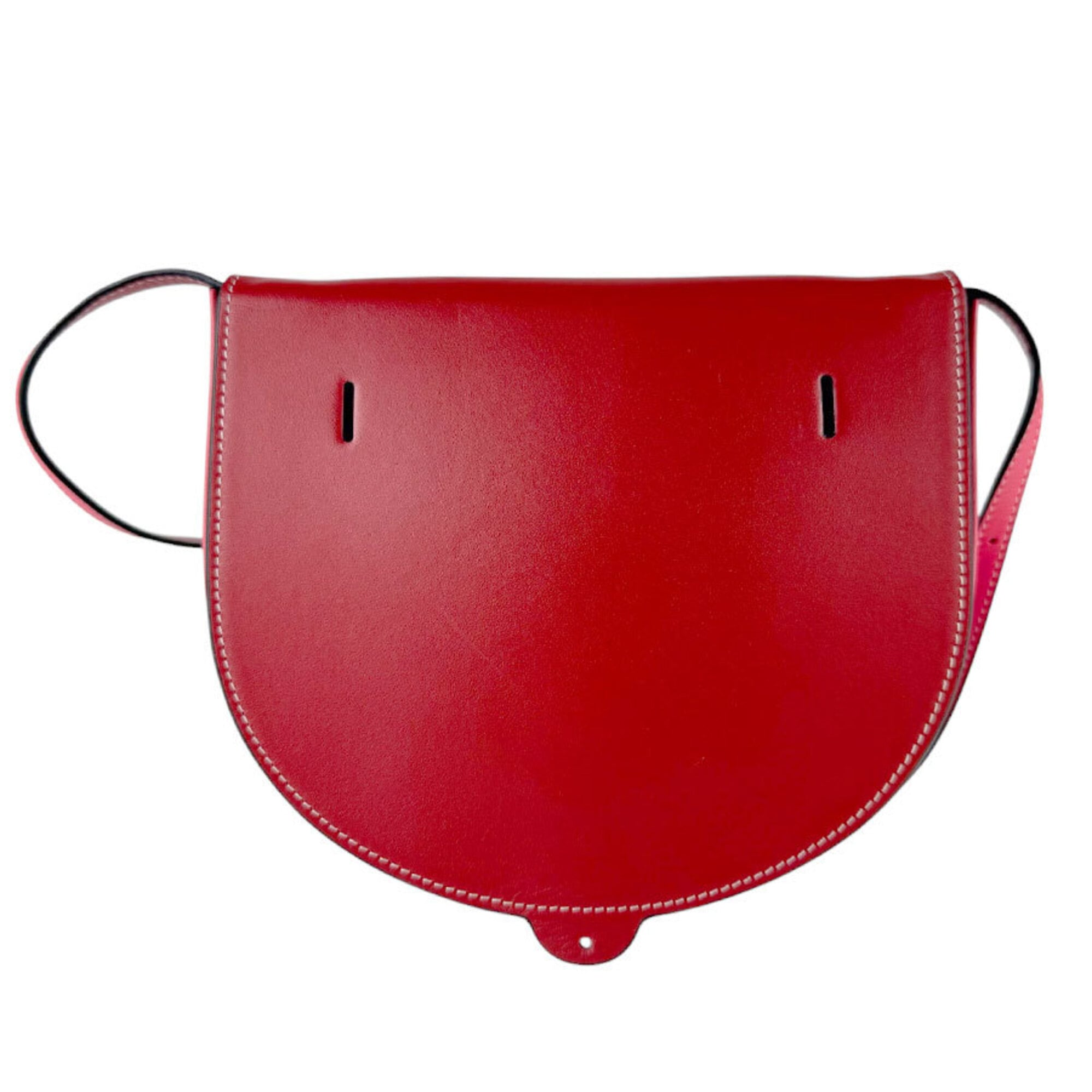Loewe Red Color Leather Fanny Pack Shoulder Bag (Pre-Owned)