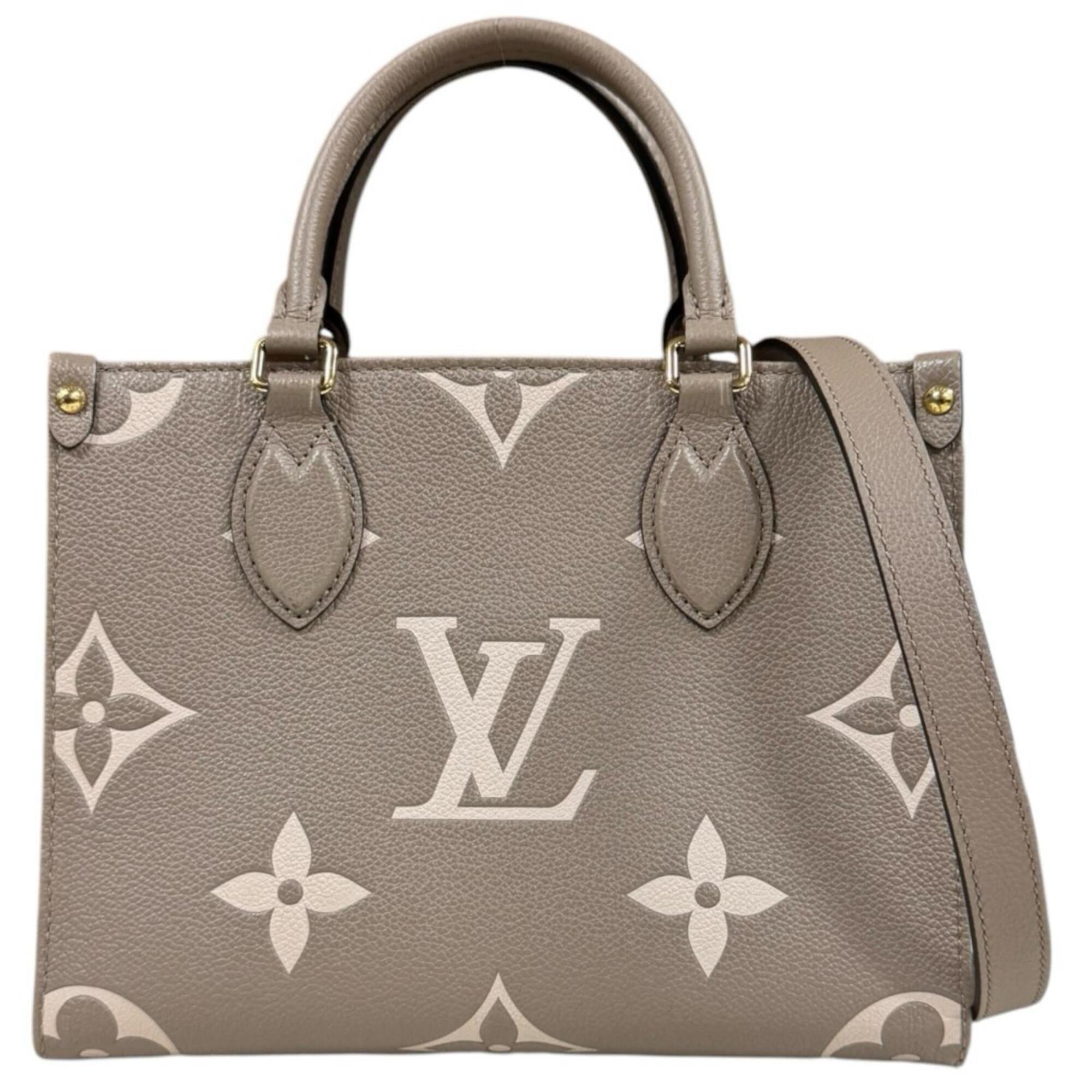 Louis Vuitton Beige Tourterelle Monogram Empreinte Shoulder Bag (Pre-Owned)