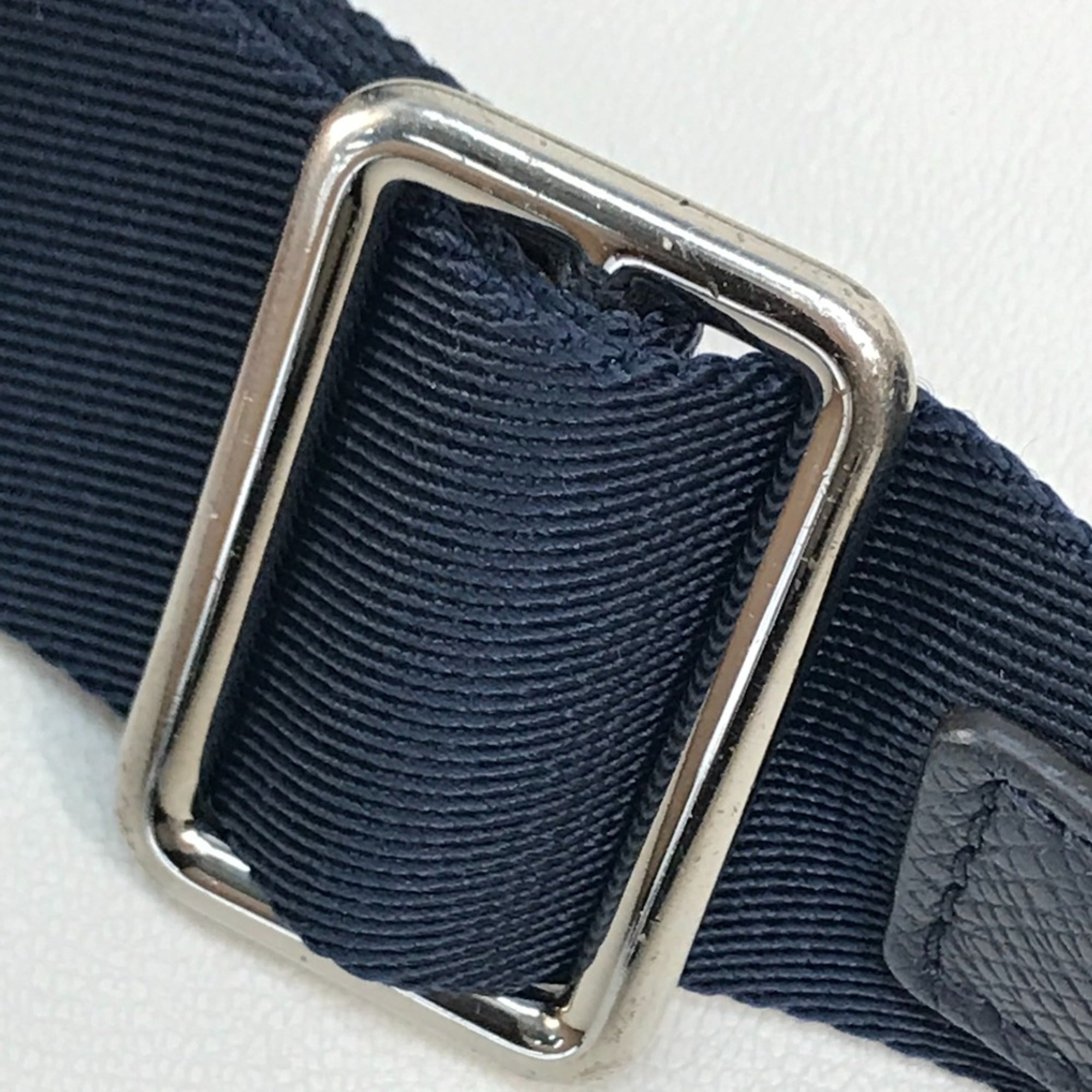 Louis Vuitton Navy Leather Shoulder Bag (Pre-Owned)