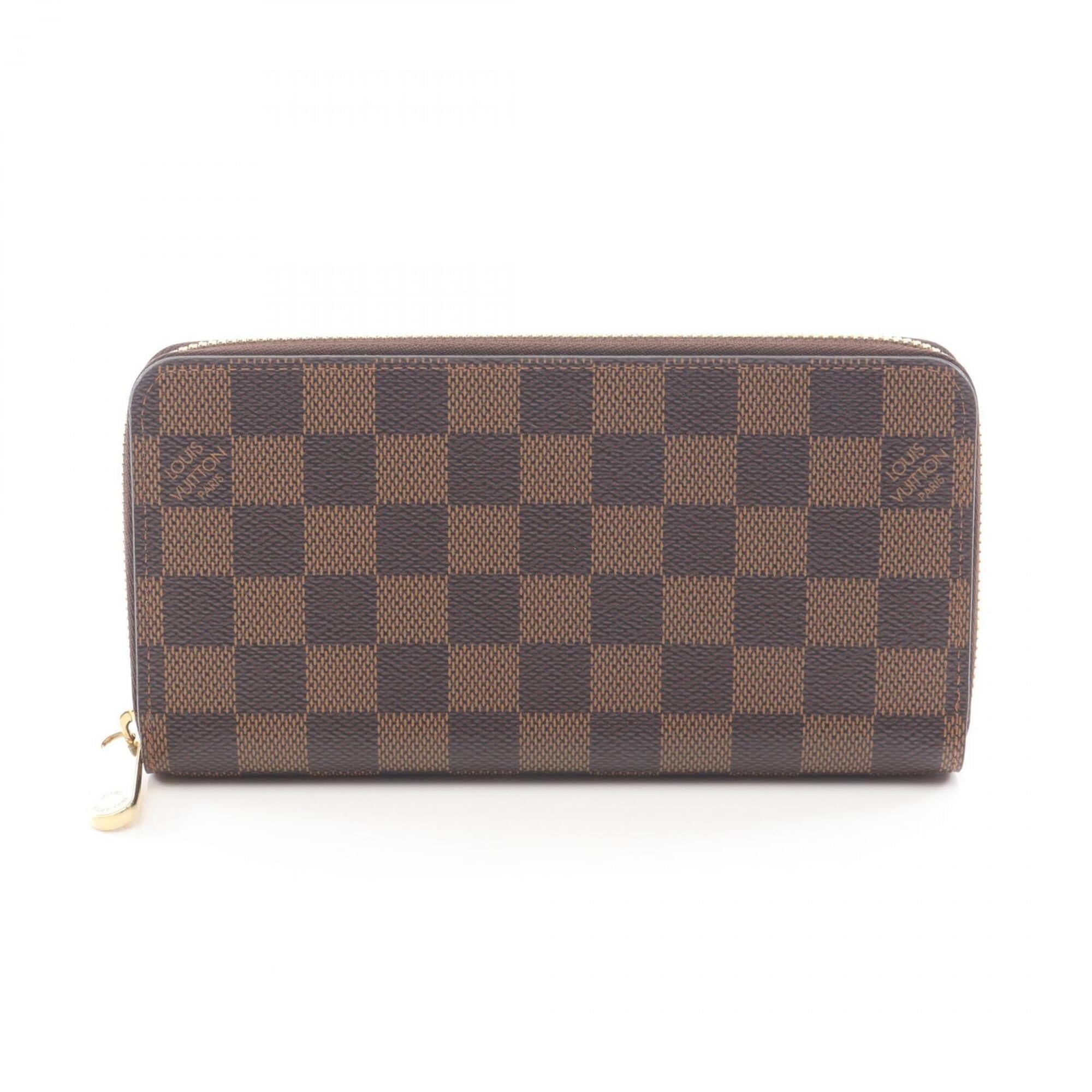 Louis Vuitton Brown Damier Canvas Pvc Long Wallet (Bi-Fold) (Pre-Owned)