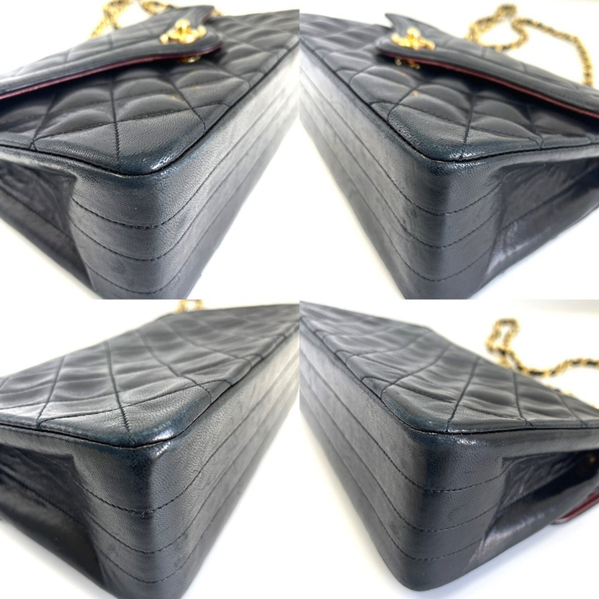 Chanel Black Leather Shoulder Bag (Pre-Owned)