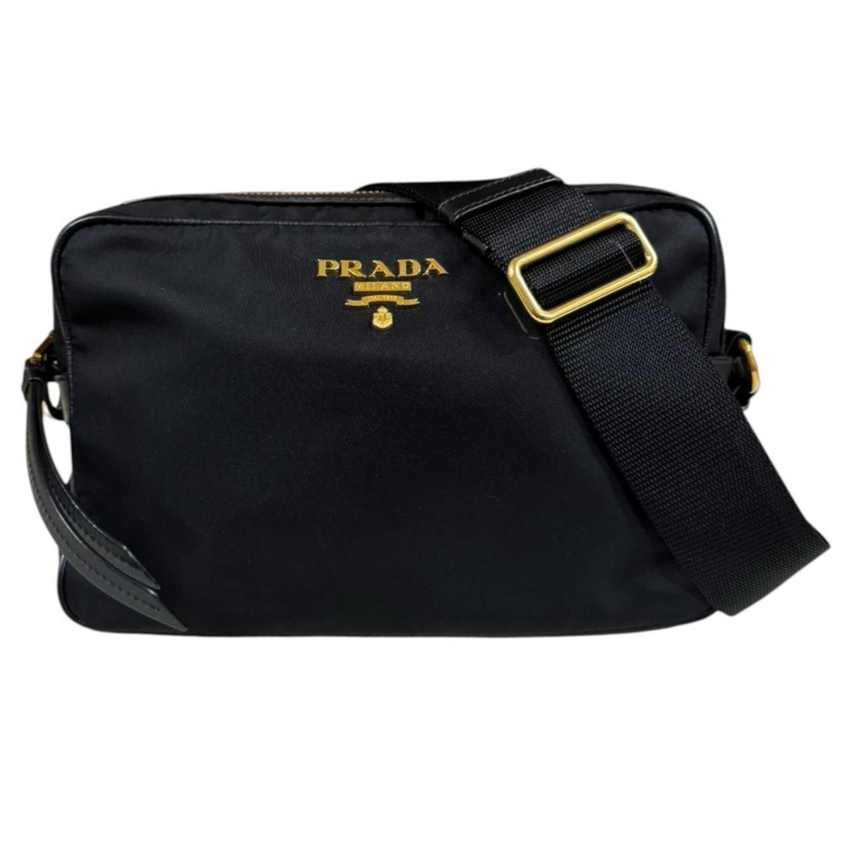 Prada Black Nylon Shoulder Bag (Pre-Owned)