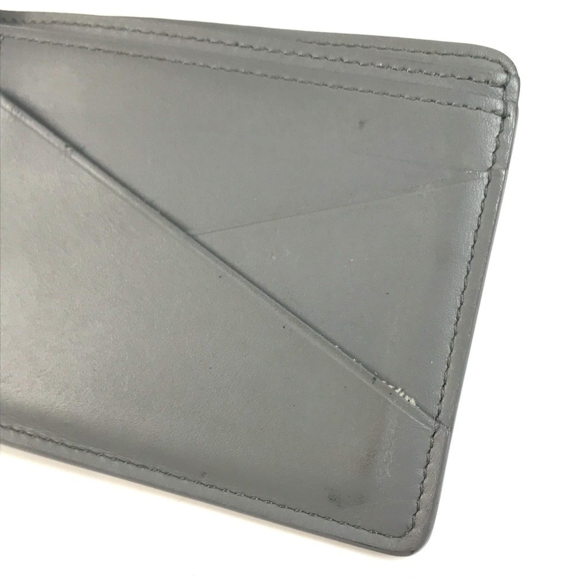 Louis Vuitton Monogram Shadow Gray Monogram Shadow Wallet (Bi-Fold) (Pre-Owned)