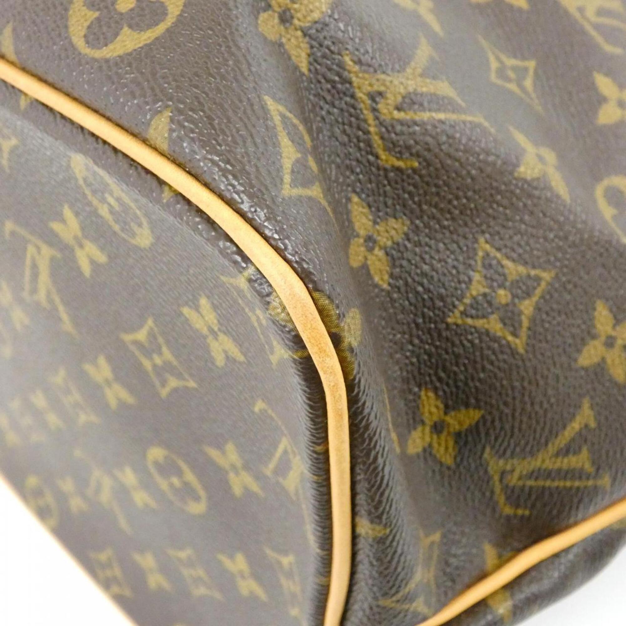 Louis Vuitton Marron Coated Canvas Handbag (Pre-Owned)