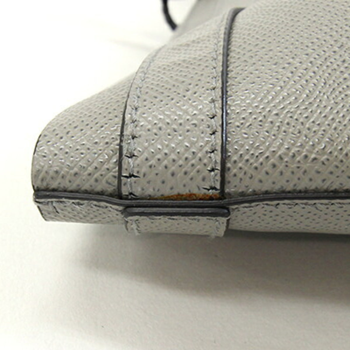 Salvatore Ferragamo Gray Leather Pouch Tote Bag (Pre-Owned)