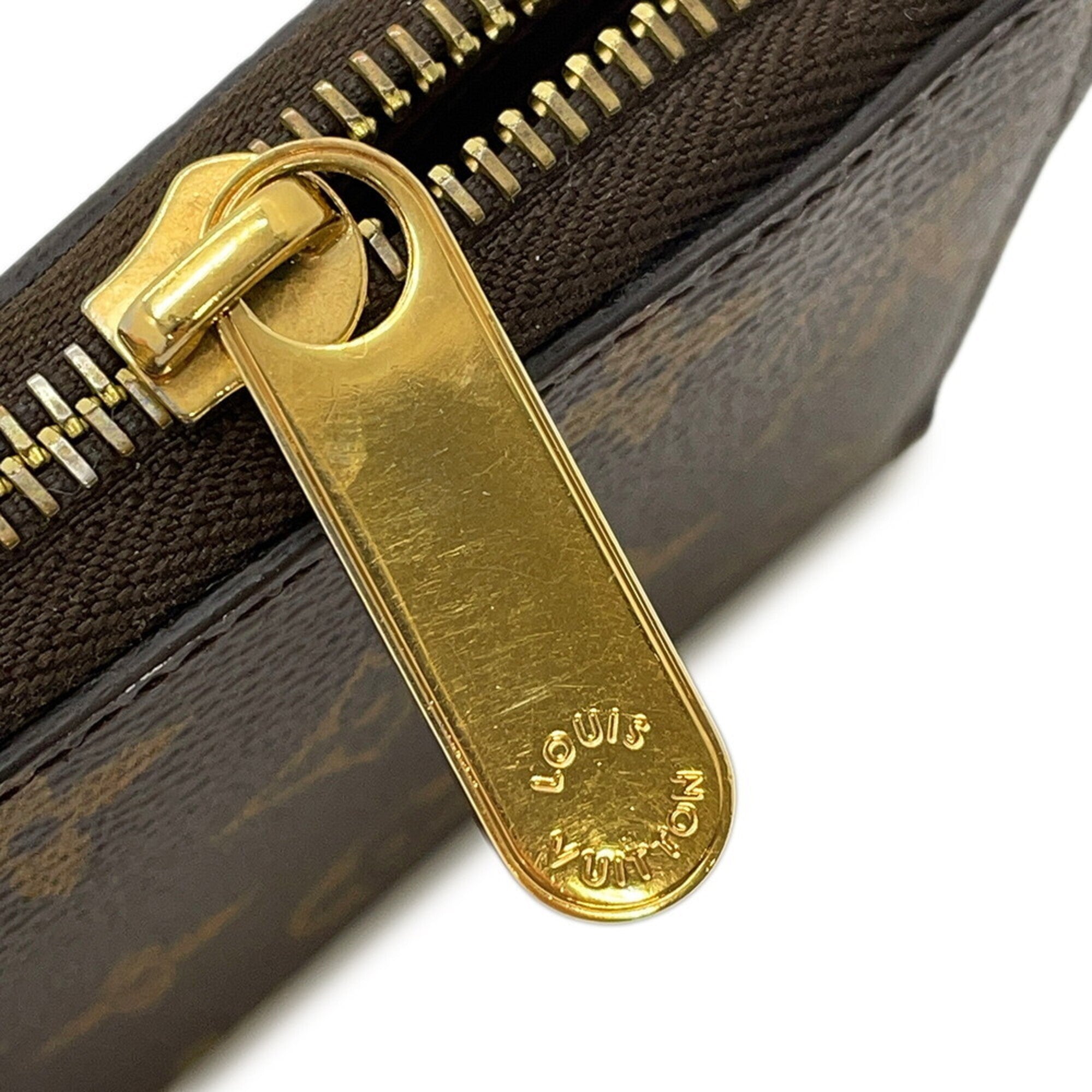 Louis Vuitton Monogram Brown Monogram Long Wallet (Bi-Fold) (Pre-Owned)