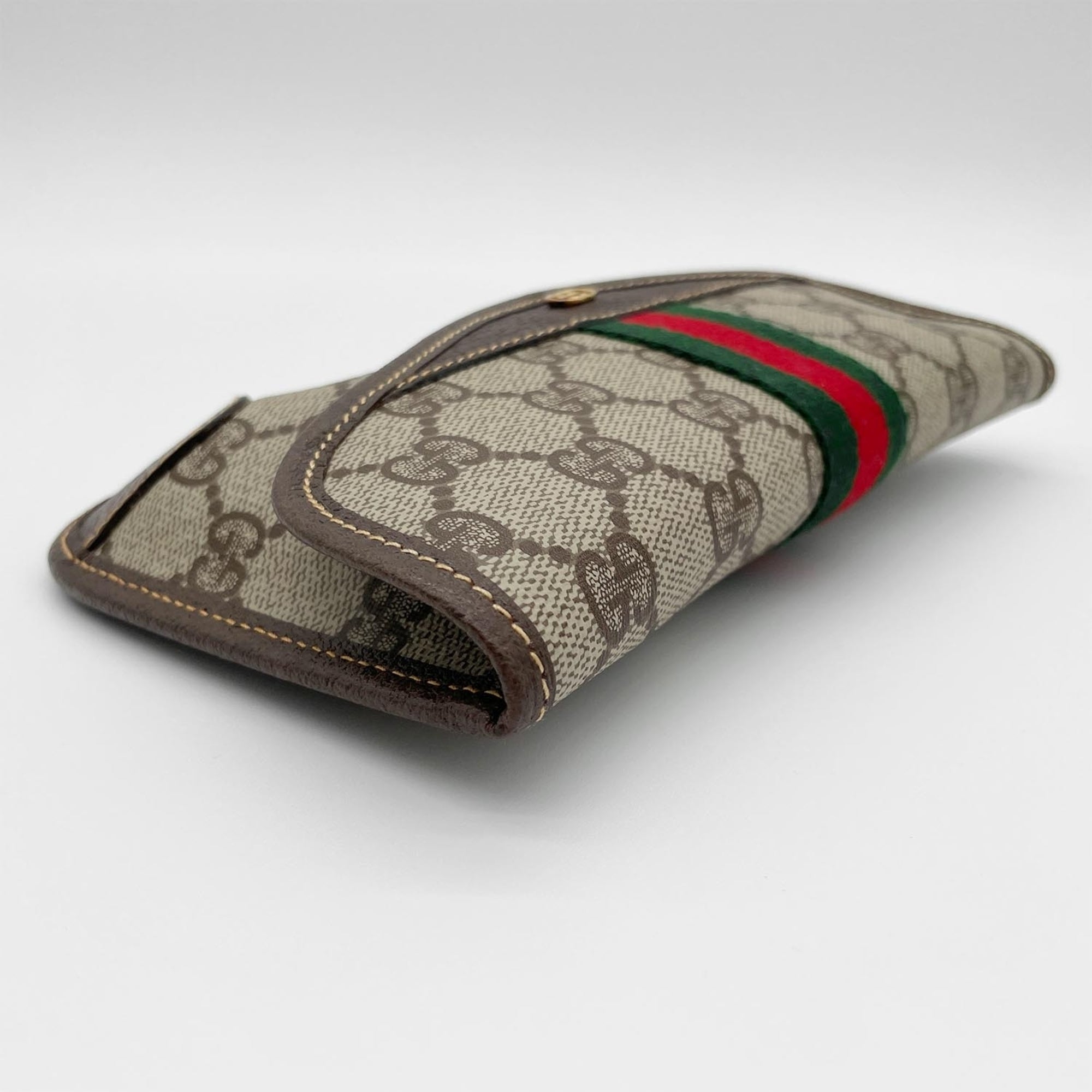 Gucci Brown Pvc Leather Pouch (Pre-Owned)
