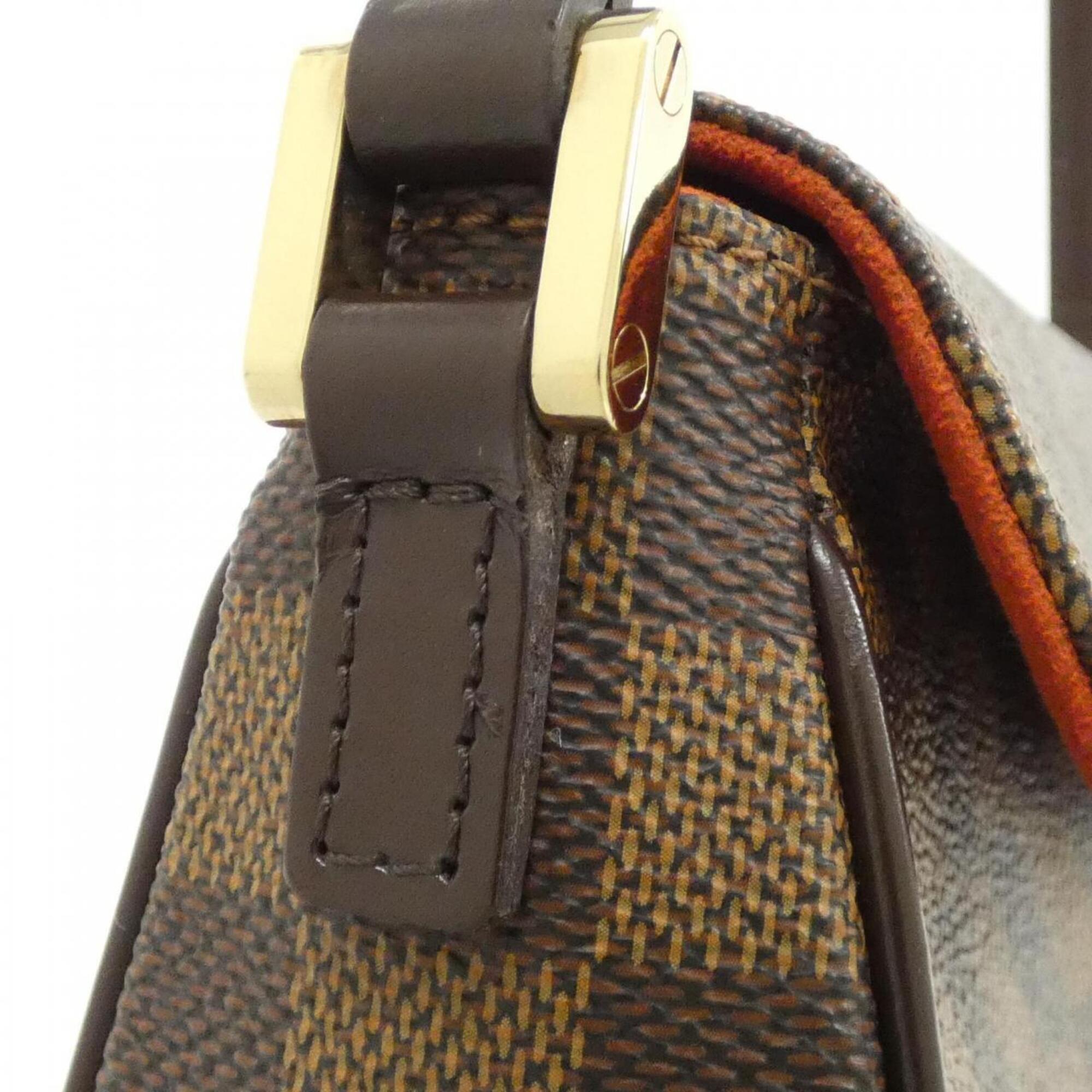 Louis Vuitton Brown Coated Canvas Shoulder Bag (Pre-Owned)