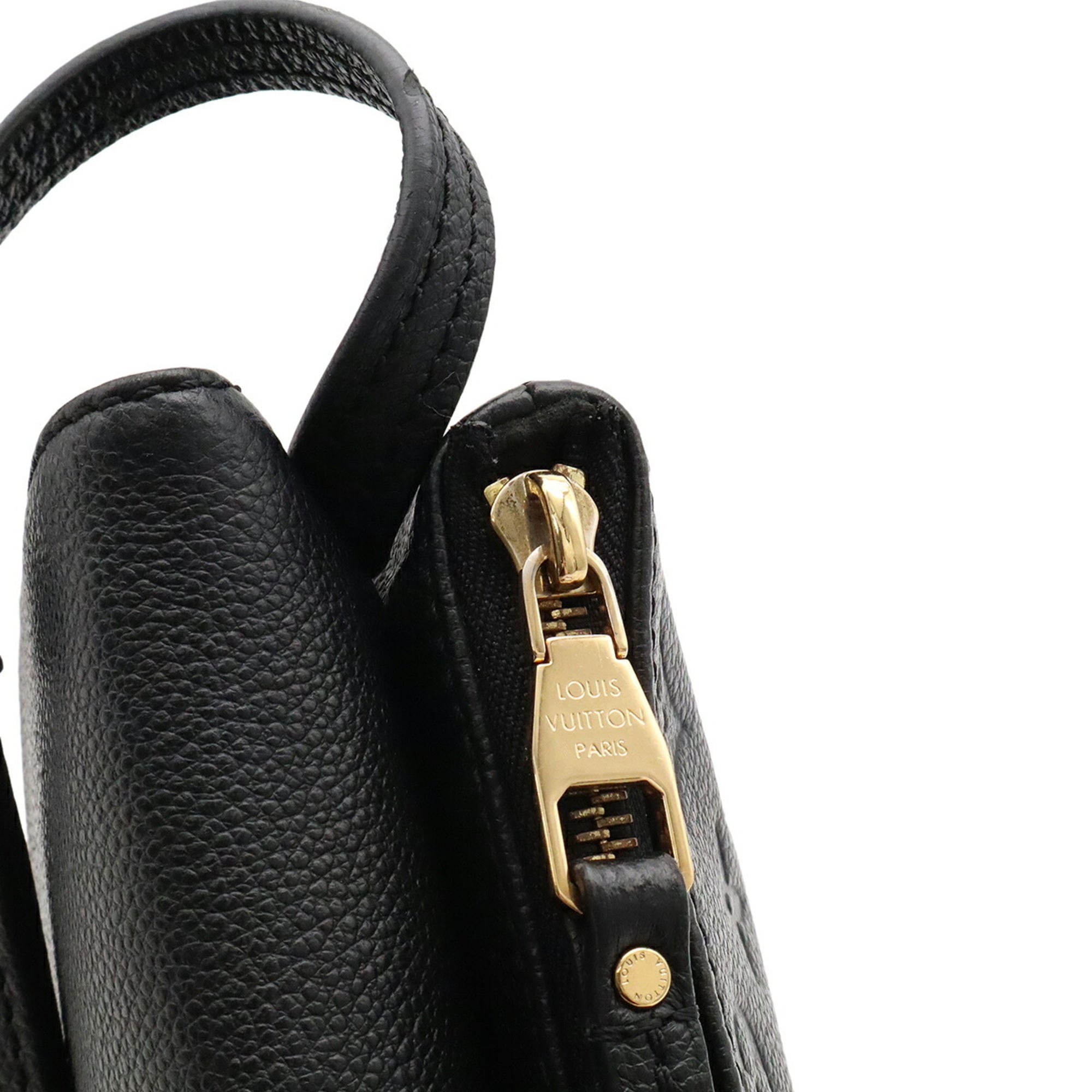 Louis Vuitton Noir Monogram Empreinte Leather Pochette Shoulder Bag (Pre-Owned)
