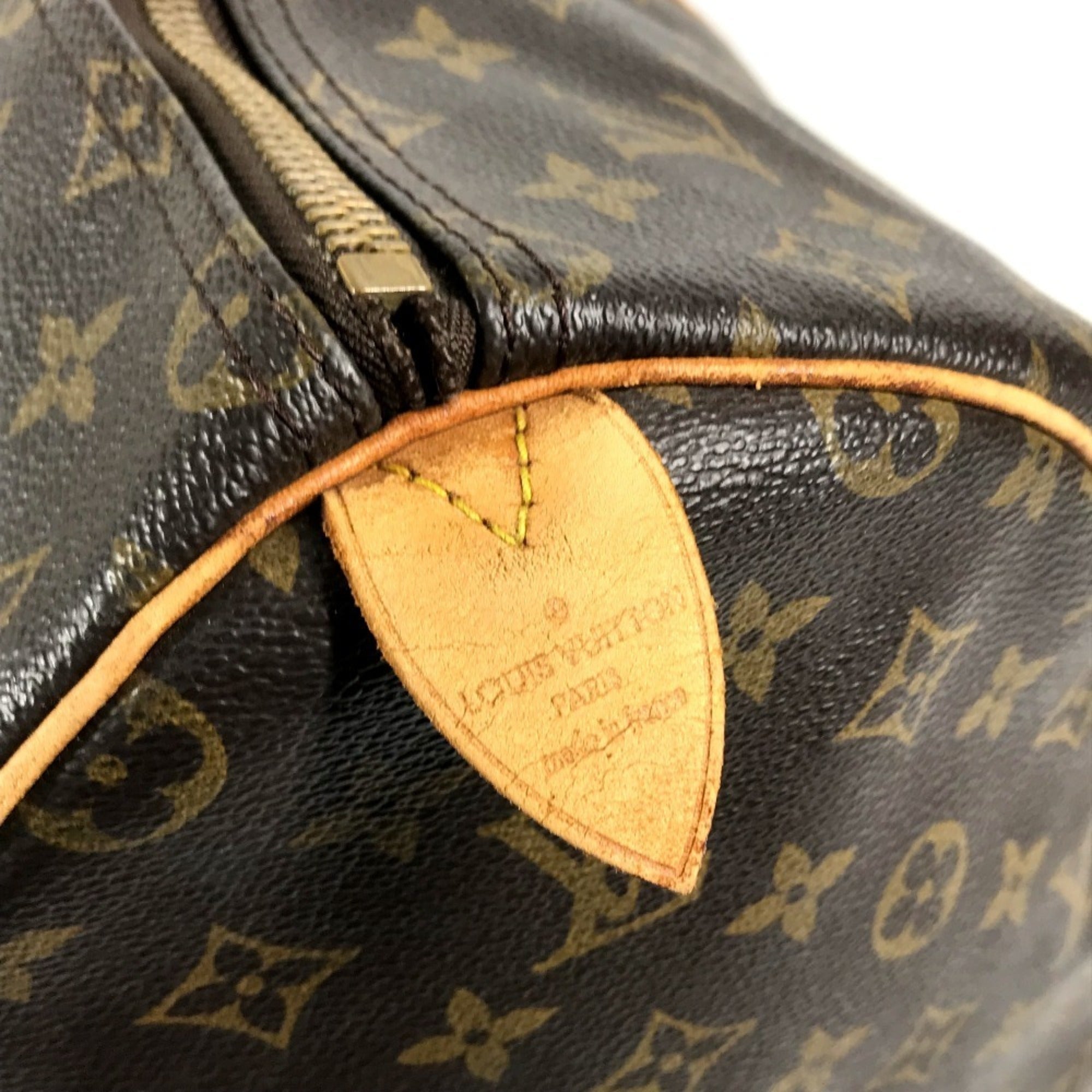 Louis Vuitton Brown Galle Monogram Monogram Boston Bag Handbag (Pre-Owned)
