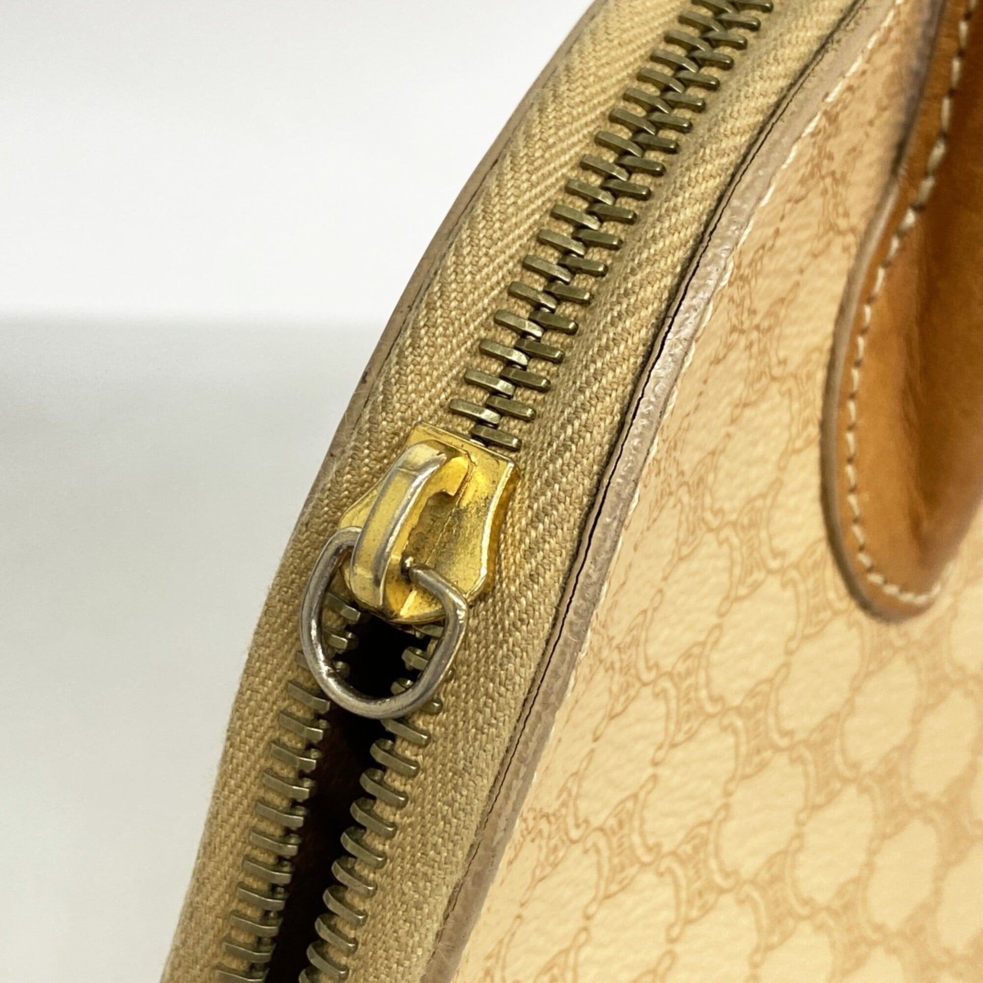 Celine Beige Pvc Handbag (Pre-Owned)
