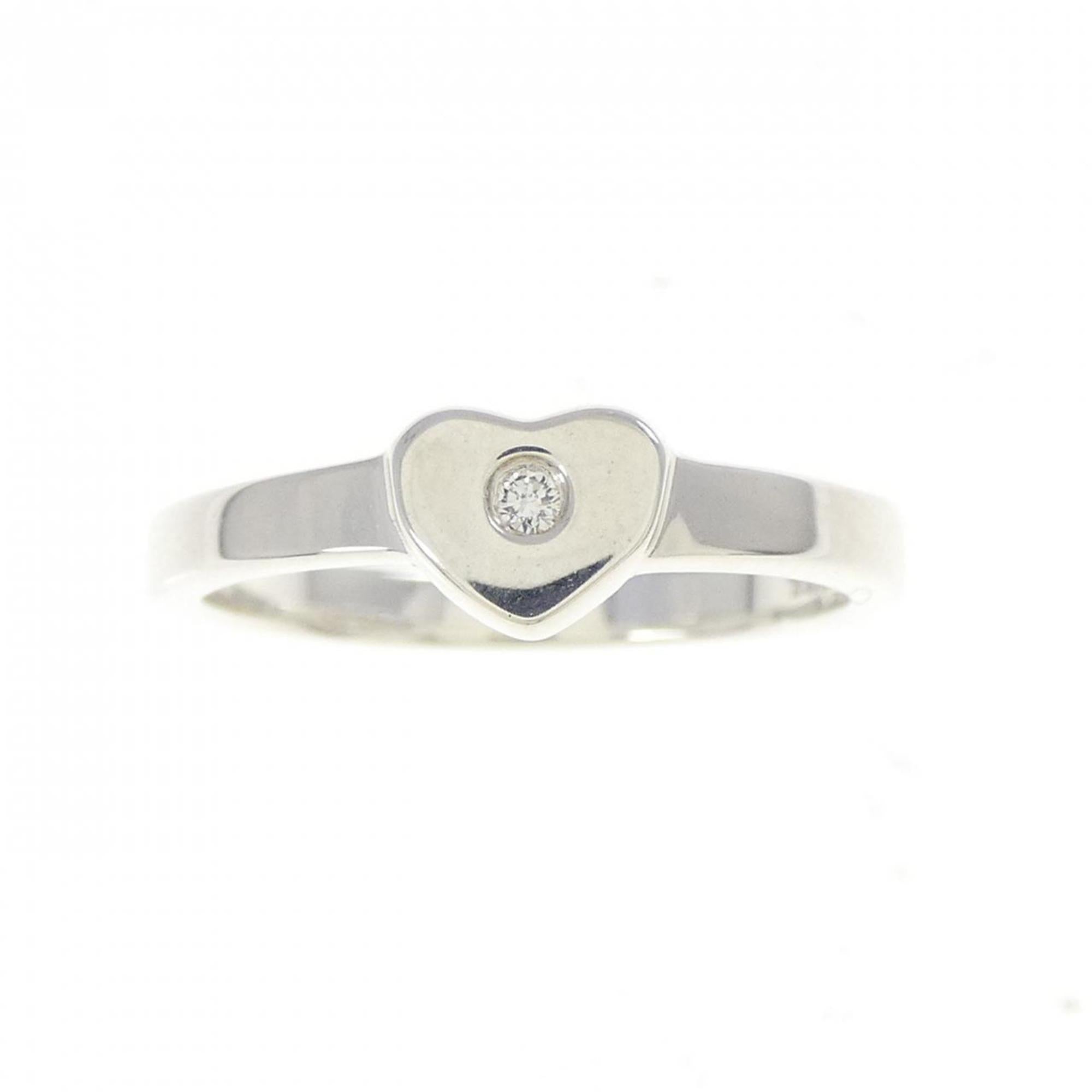 Tiffany Heart Silver 925 Band Ring (Pre-Owned)