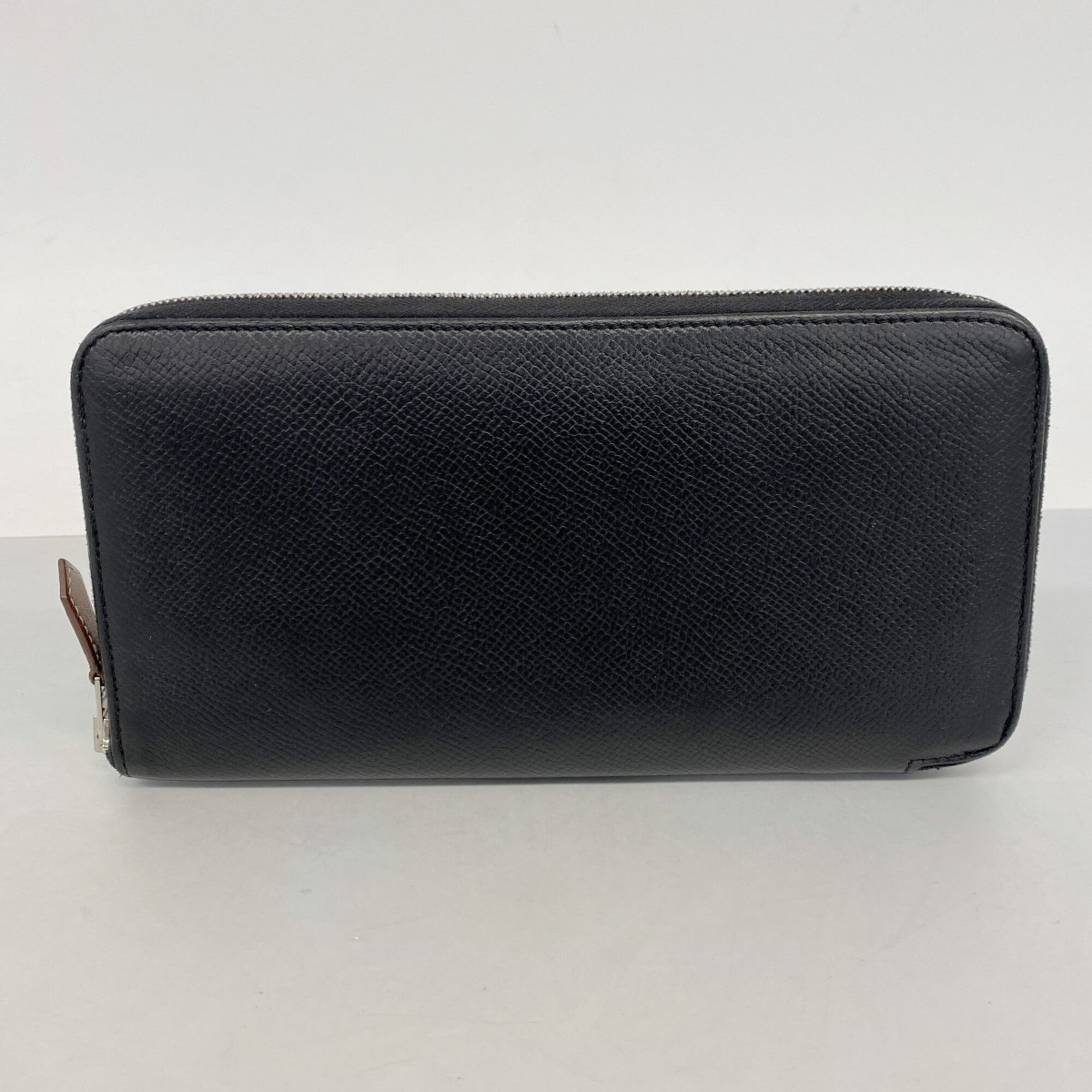 Hermes Black Epsom Leather Long Wallet (Bi-Fold) (Pre-Owned)